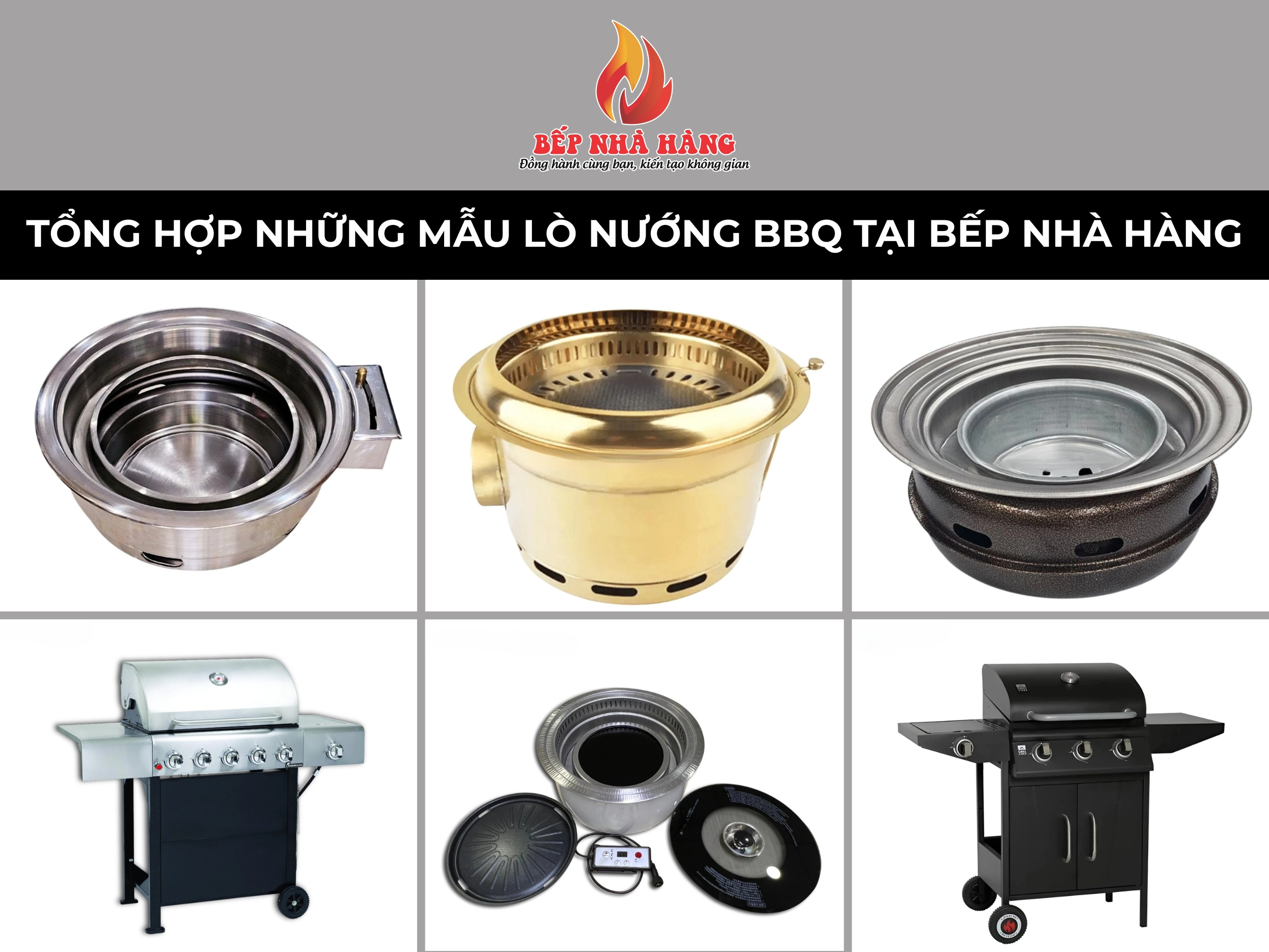 Tổng Hợp Những Mẫu Lò Nướng BBQ Tại Bếp Nhà Hàng
