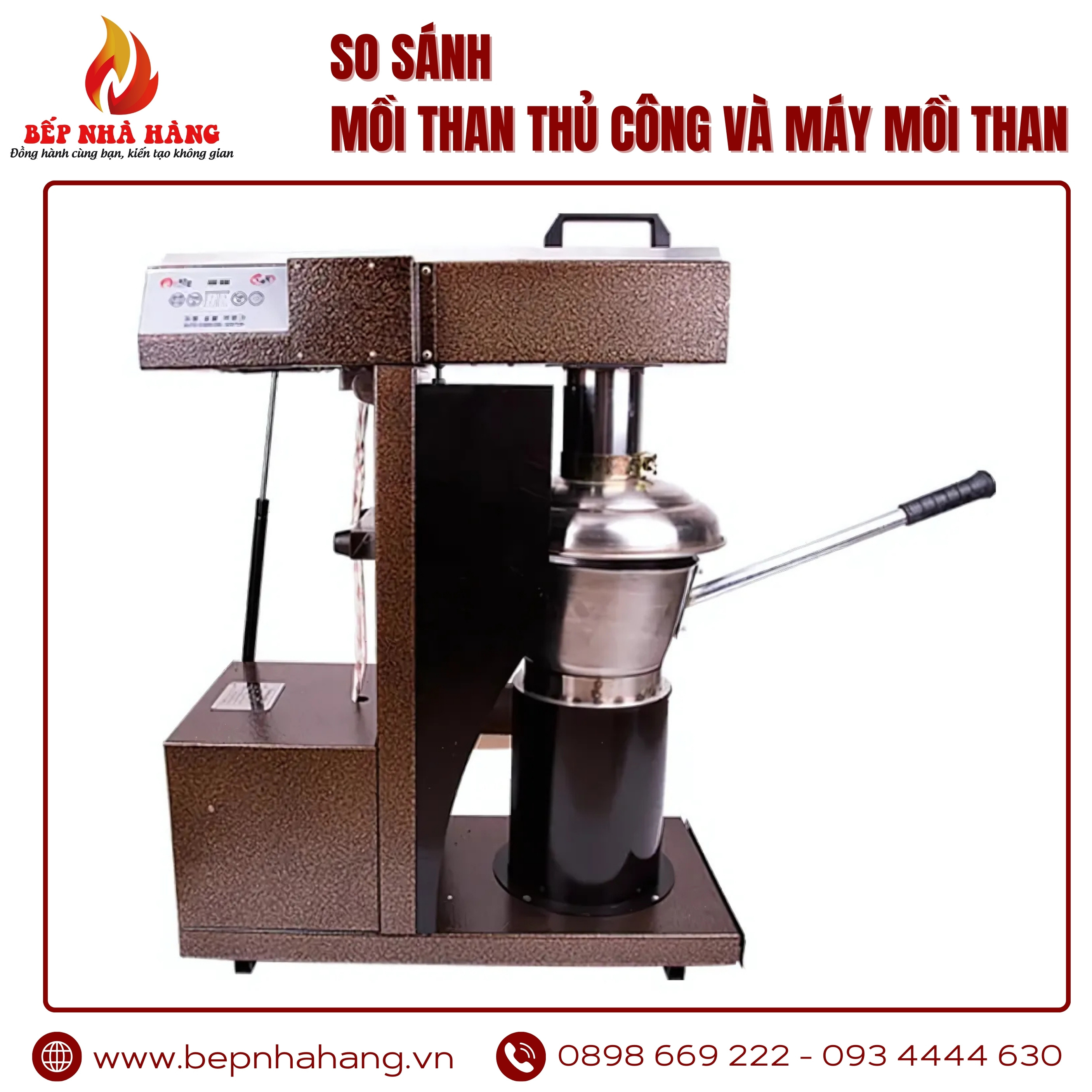 So Sánh Mồi Than Thủ Công Và Máy Mồi Than