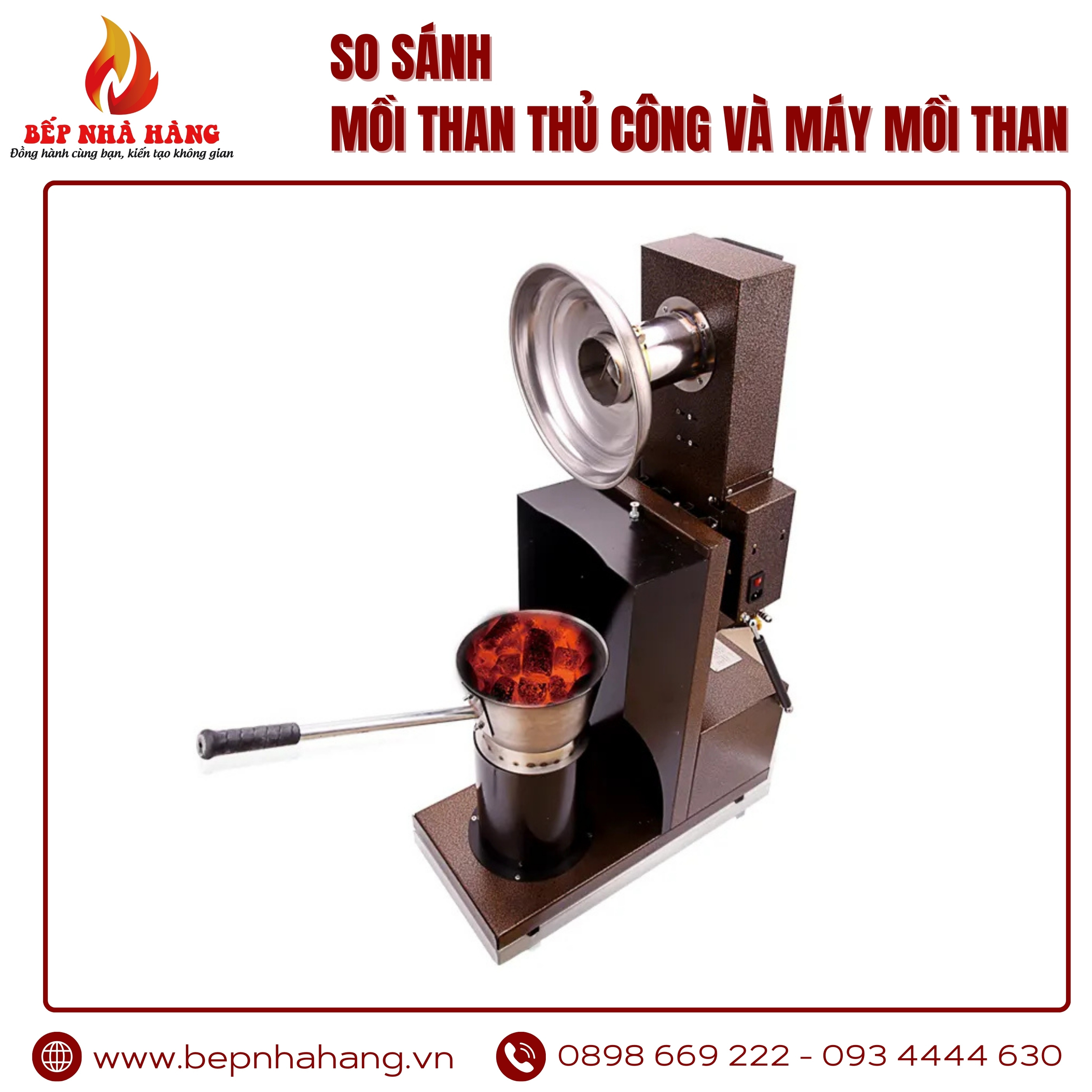 So Sánh Mồi Than Thủ Công Và Máy Mồi Than