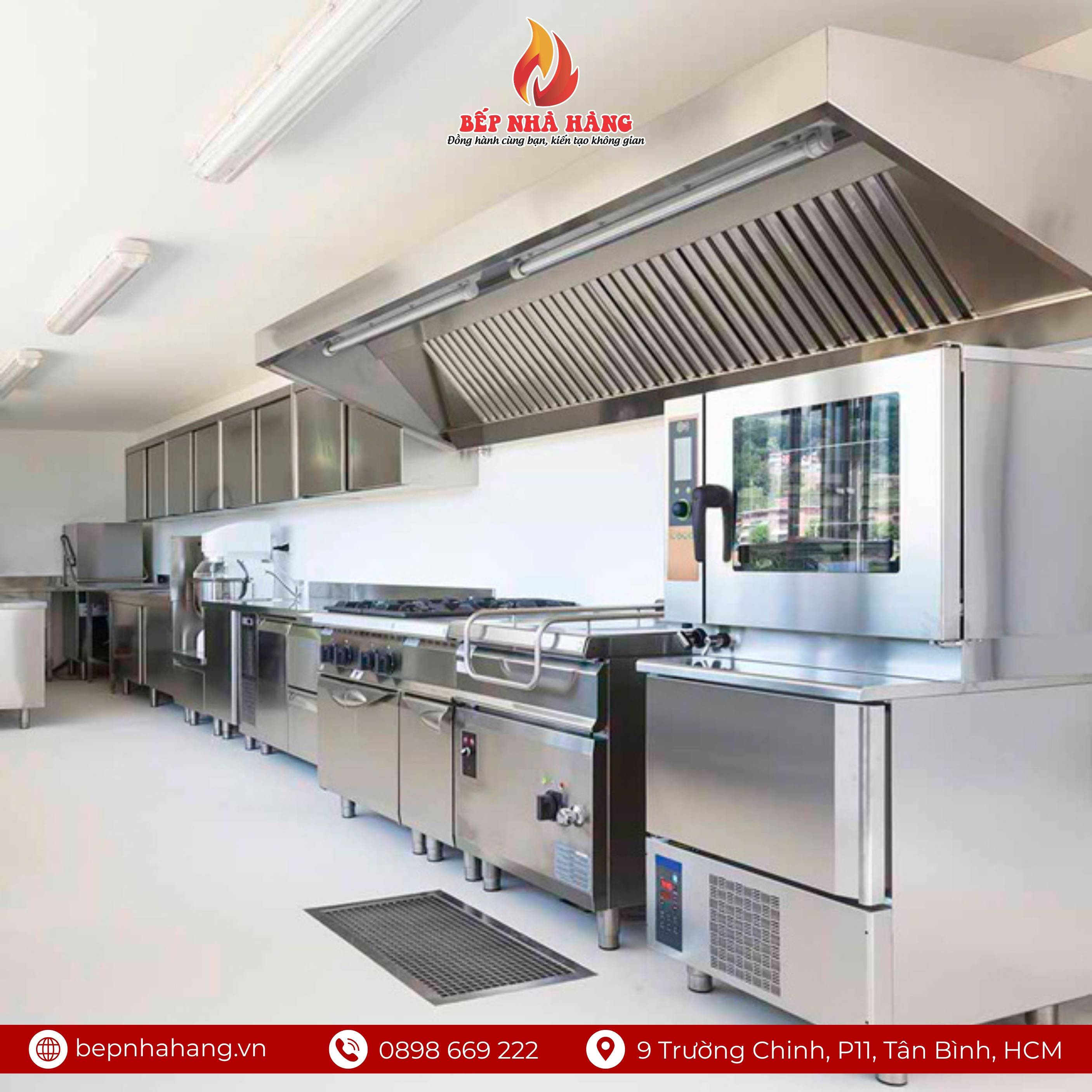 Hút Mùi Cho Gian Bếp Công Nghiệp