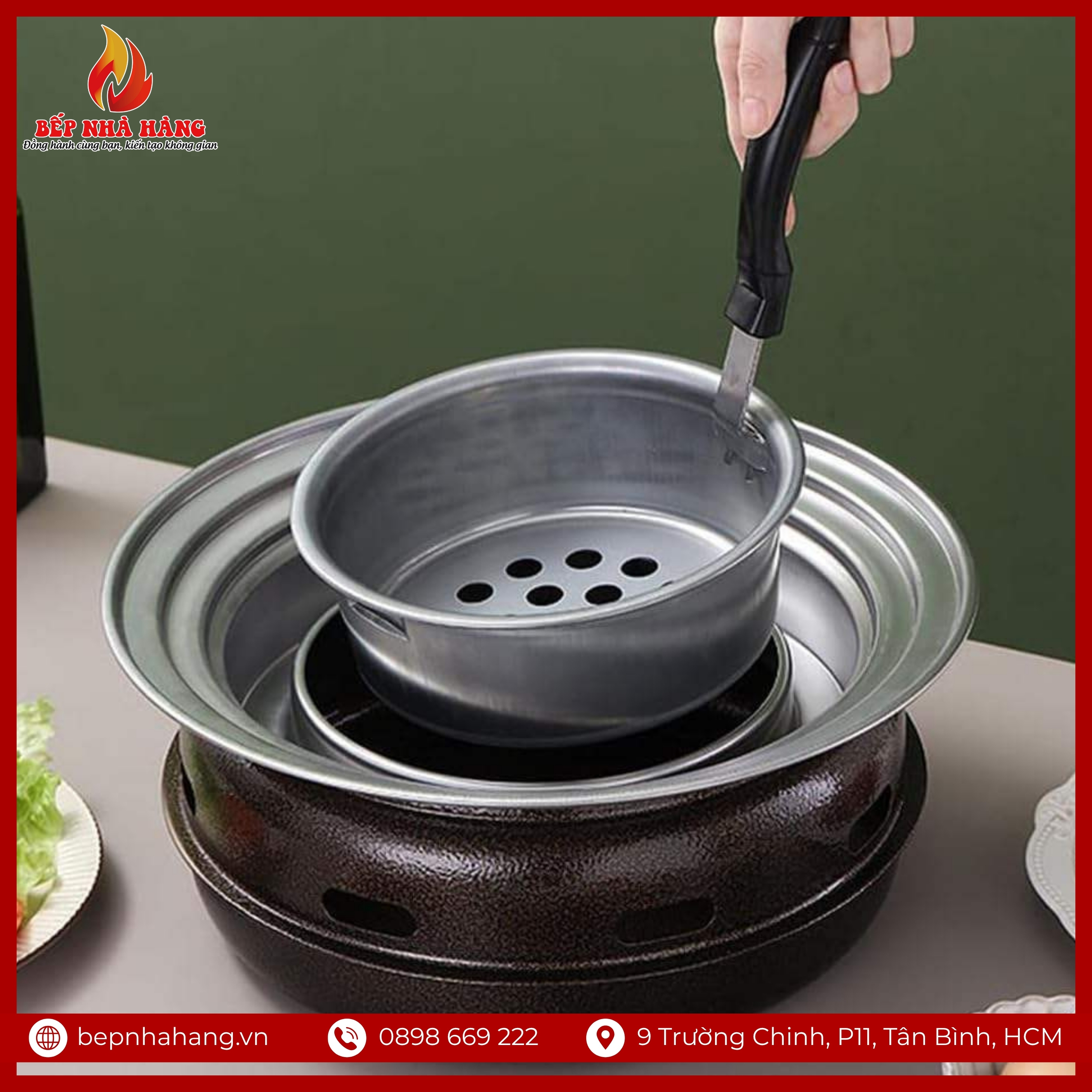 Ưu điểm nổi bật của bếp nướng lẩu ngoài trời
