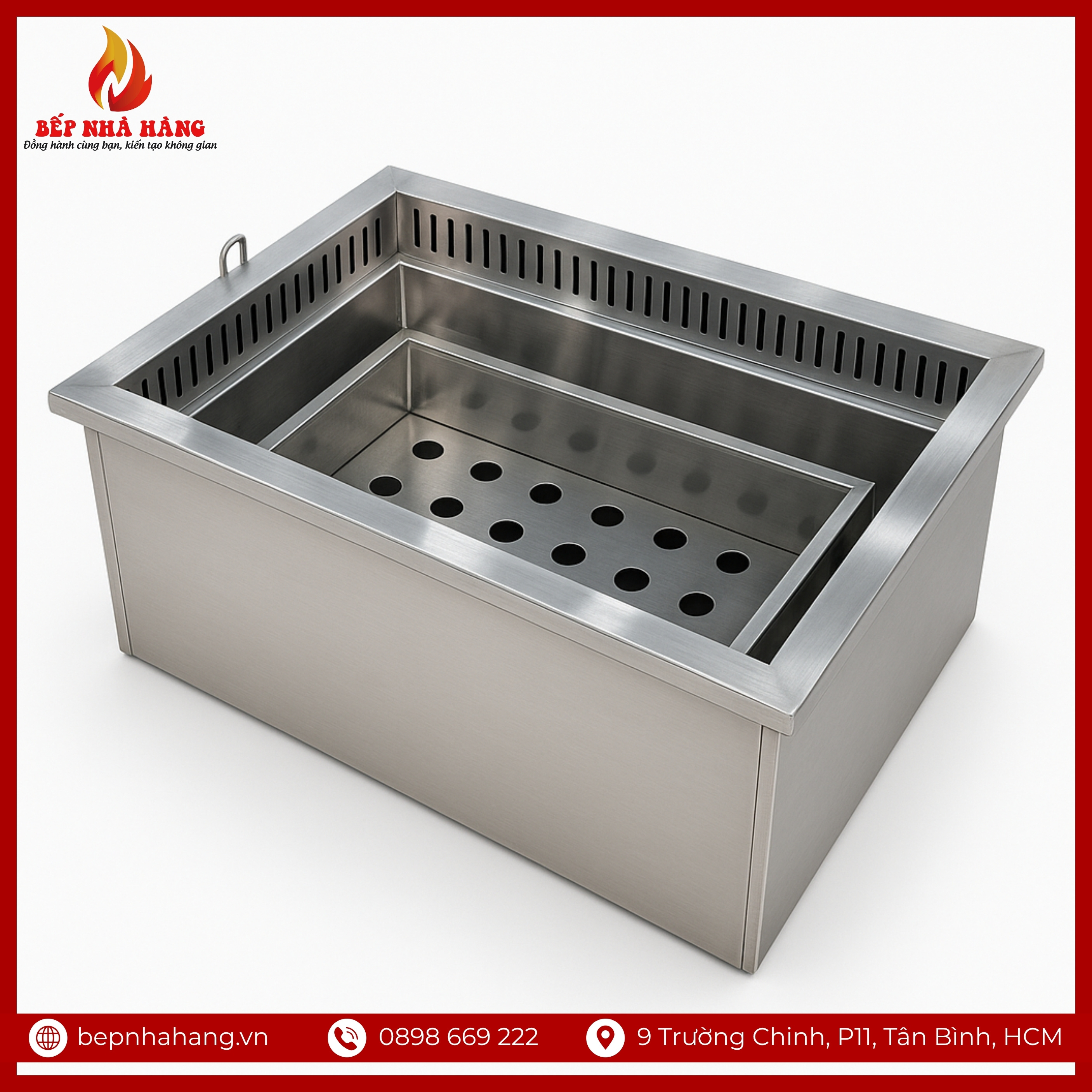Bếp Nướng Chữ Nhật Âm Bàn