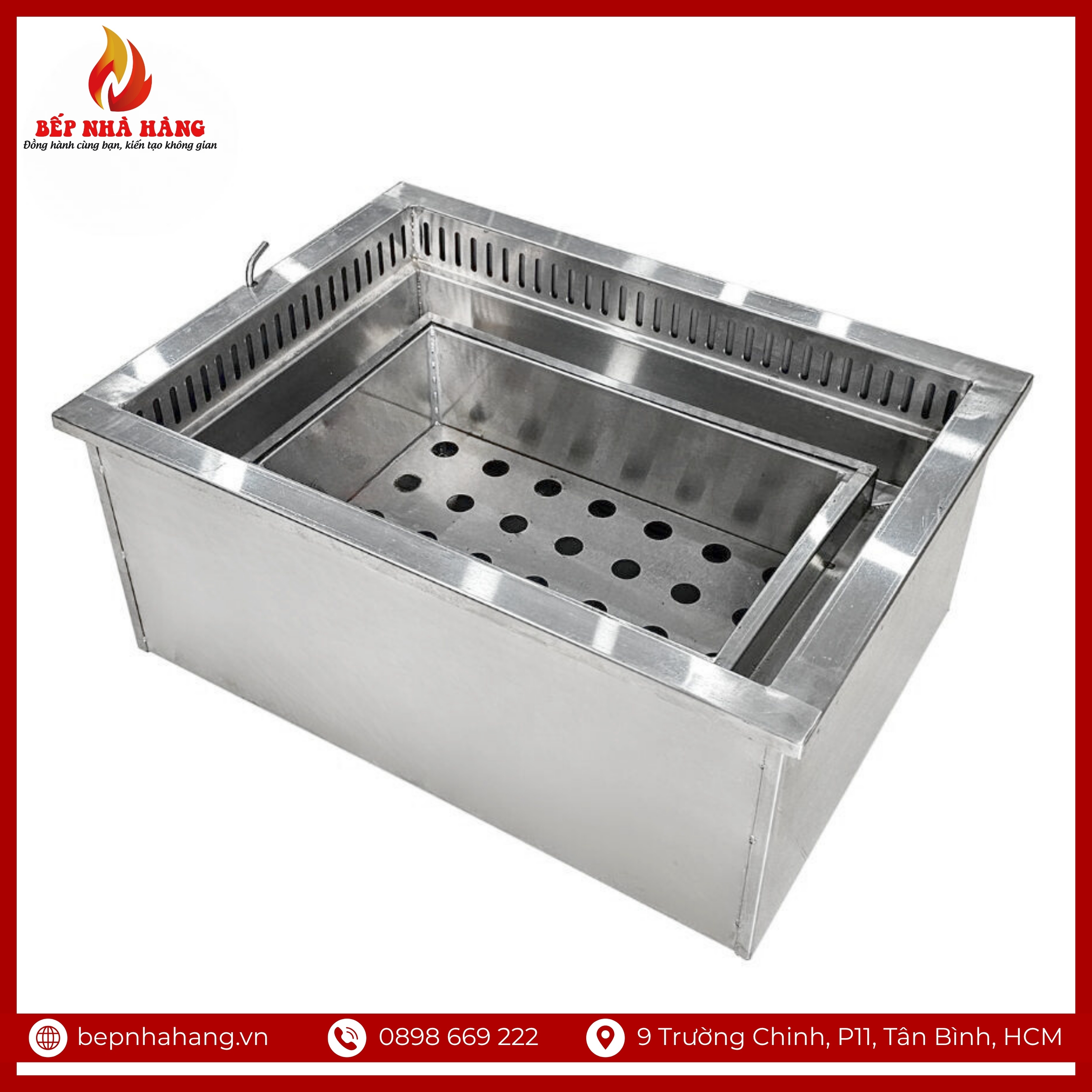 Bếp Nướng Chữ Nhật Âm Bàn