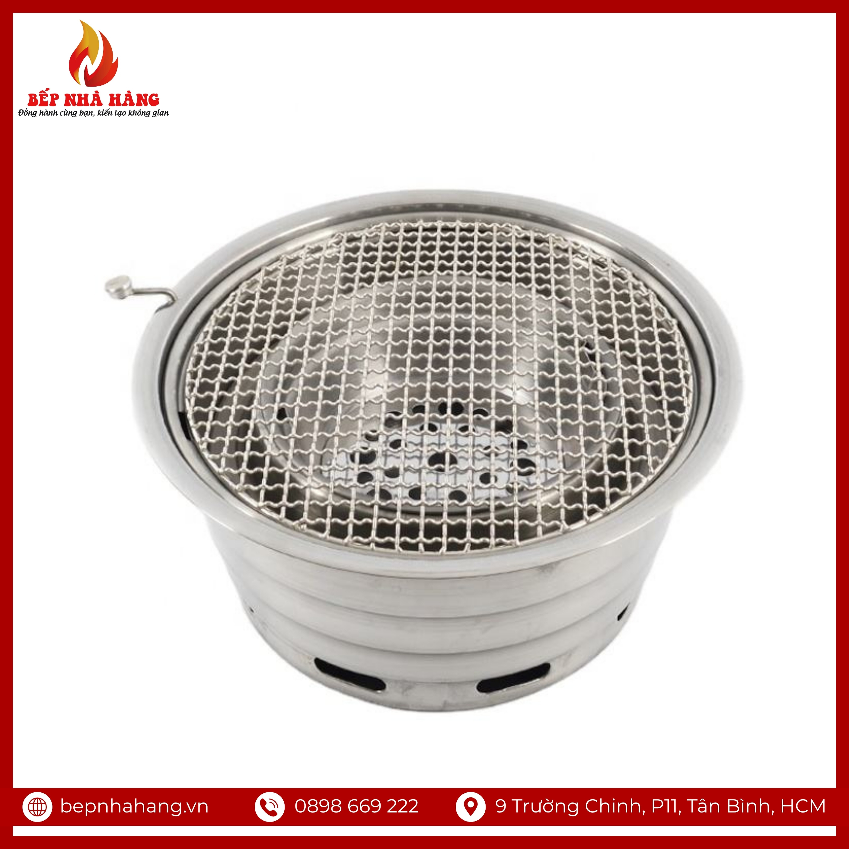 Giới Thiệu Bếp Nướng Than Hoa Không Khói Hút Trên HQ02