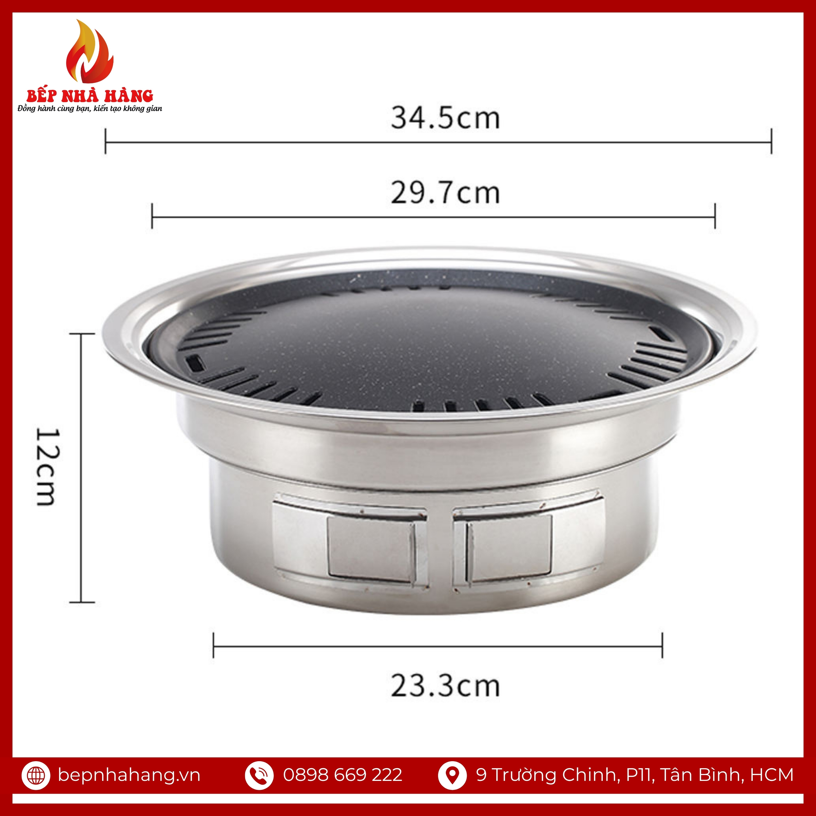 Thông Số Kỹ Thuật Bếp Nướng Không Khói HQ-03
