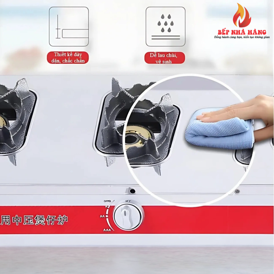 Tổng Hợp Bếp Gas Công Nghiệp Lửa Khè 1-2-4-6 Họng