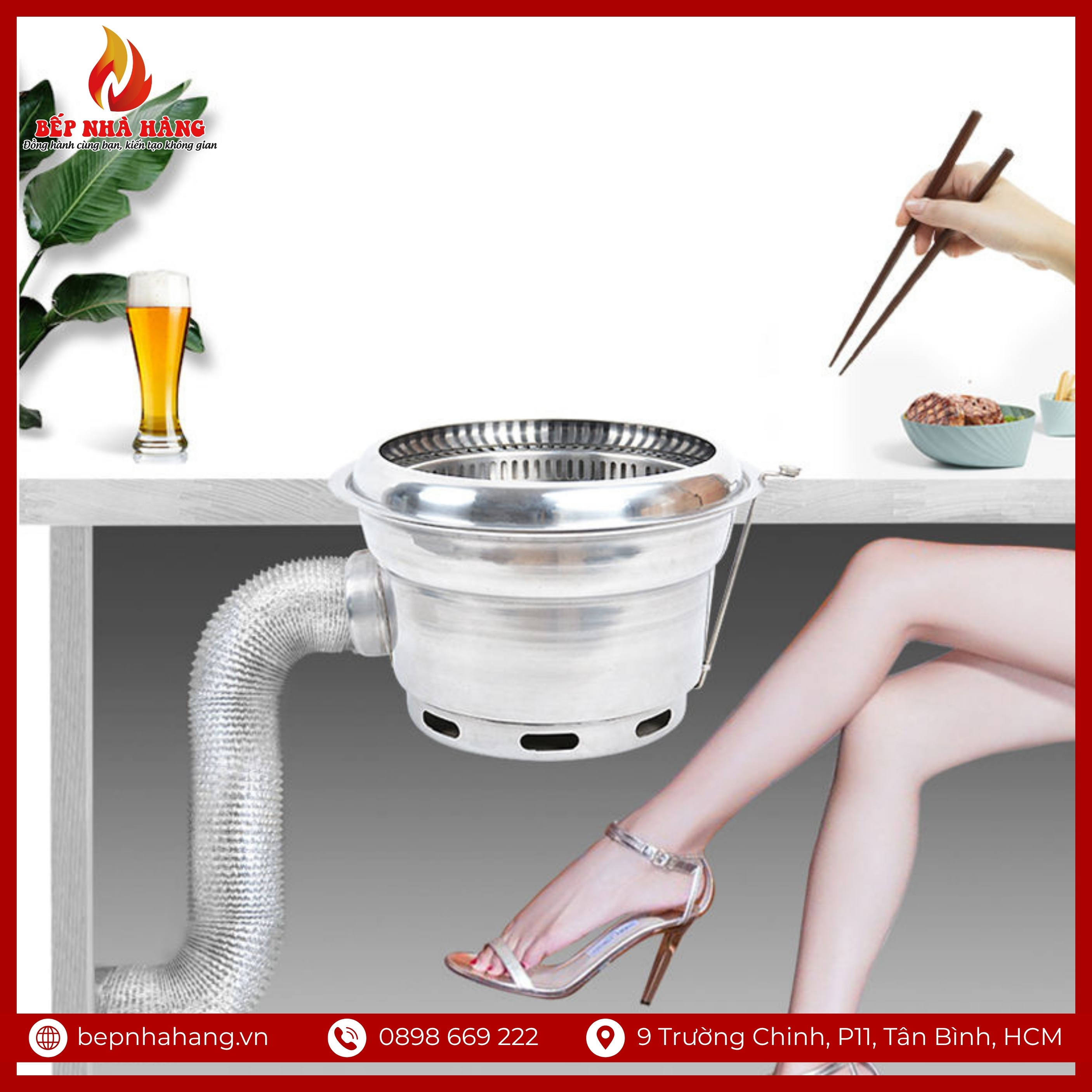 Ưu điểm nổi bật của bếp hút khói âm HQ01