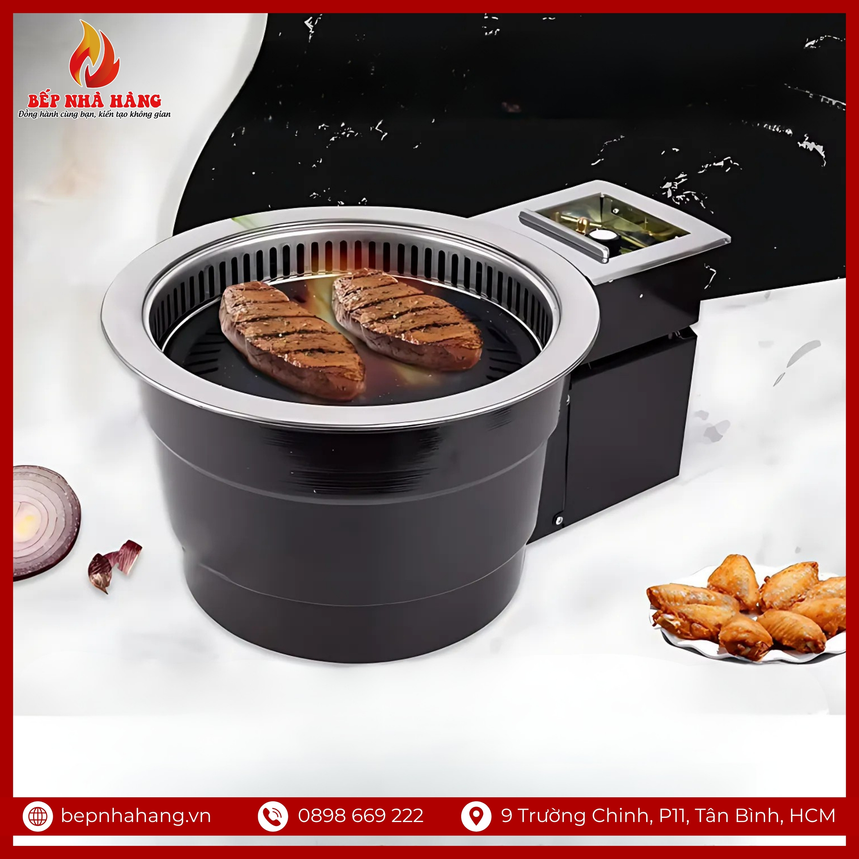 Bếp Nướng Hồng Ngoại Tự Tiêu Khói