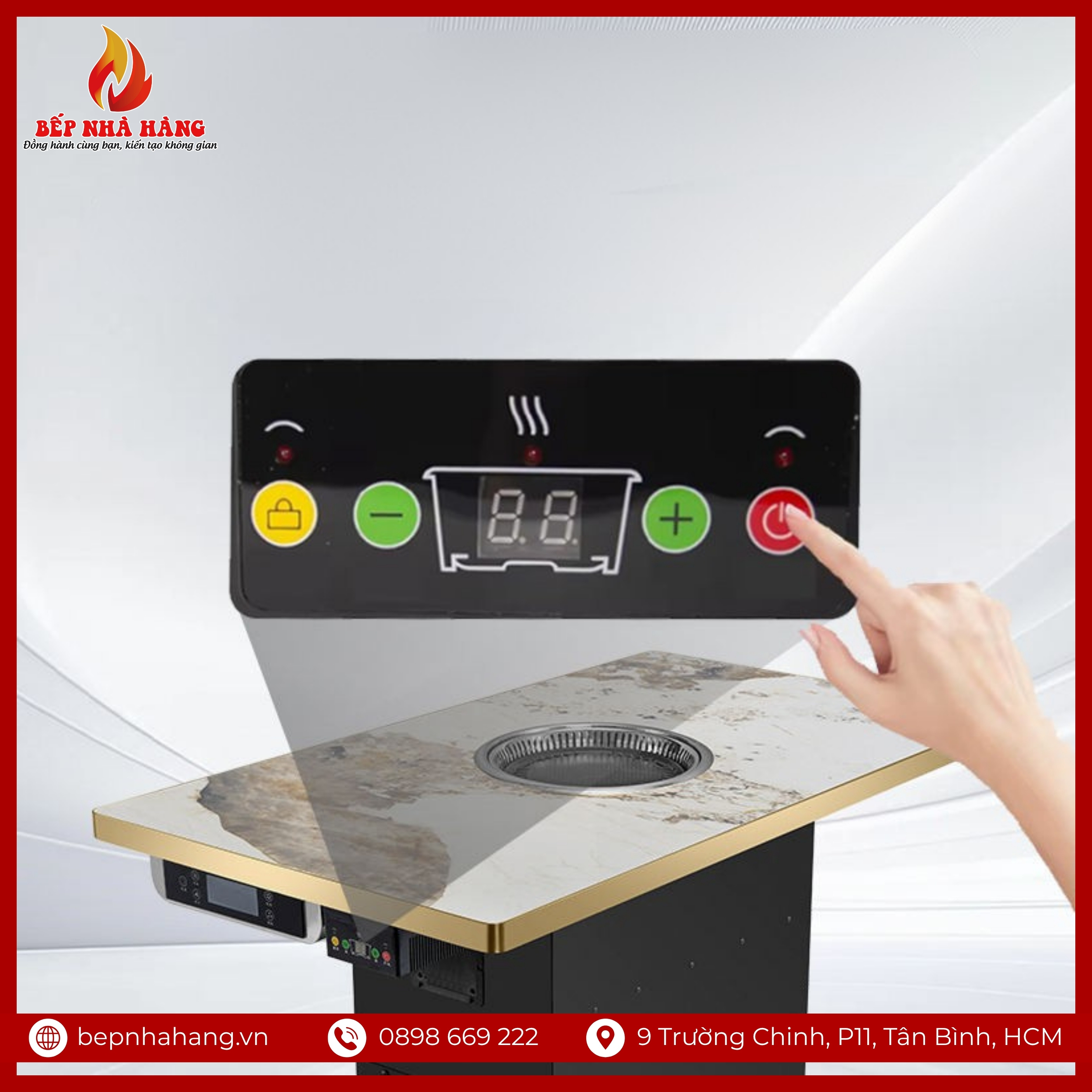 Đặc điểm cấu tạo của bếp nướng hồng ngoại