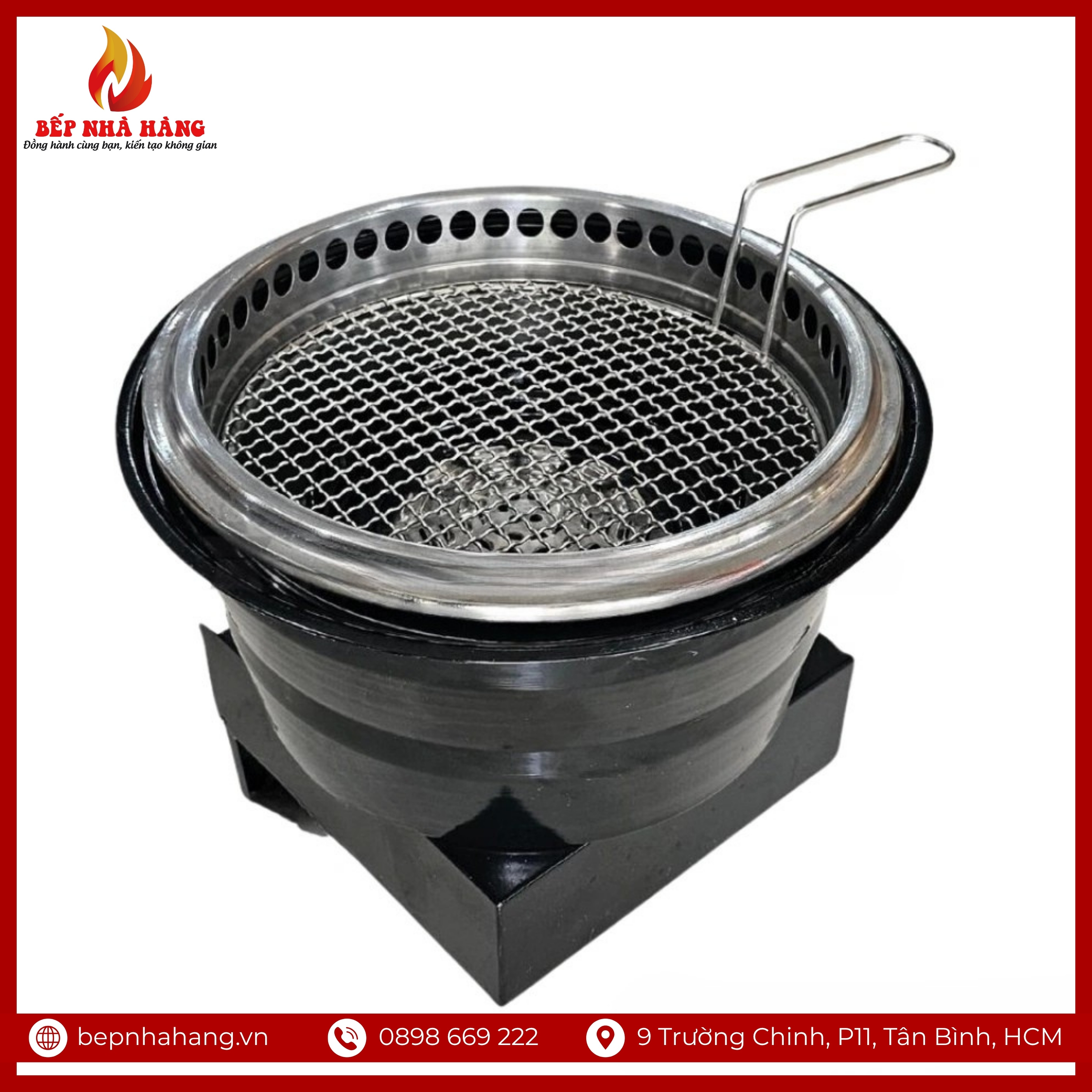Bếp Nướng Gas Kết Hợp Nướng Than Hàn Quốc