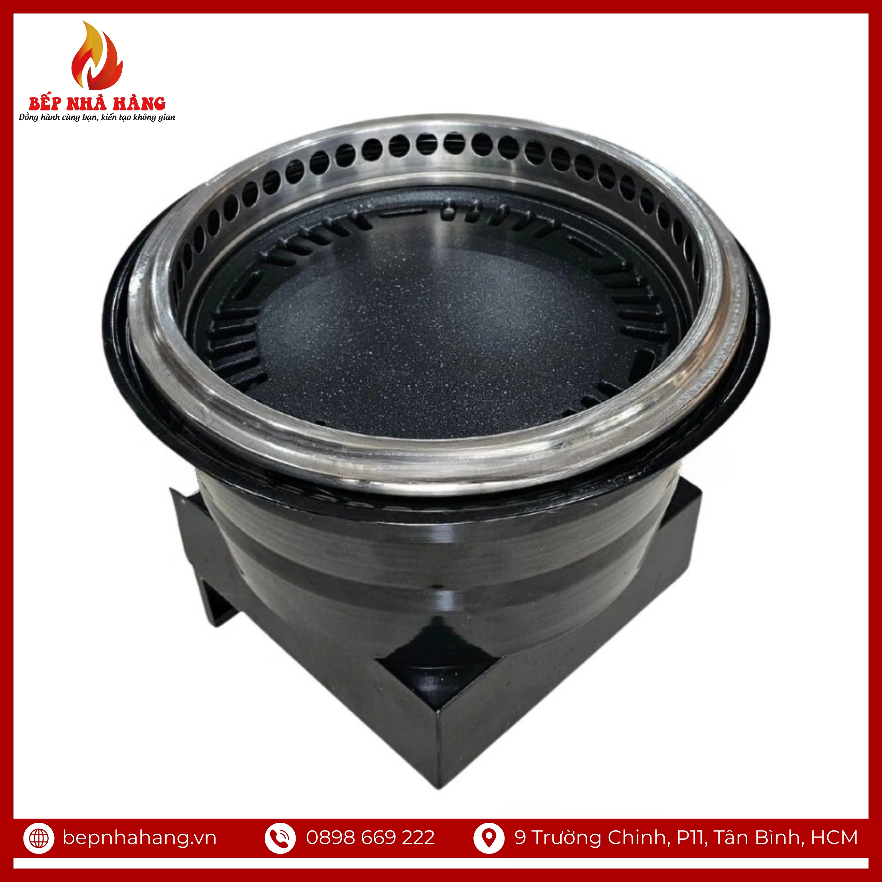 Bếp Nướng Gas Kết Hợp Nướng Than Hàn Quốc