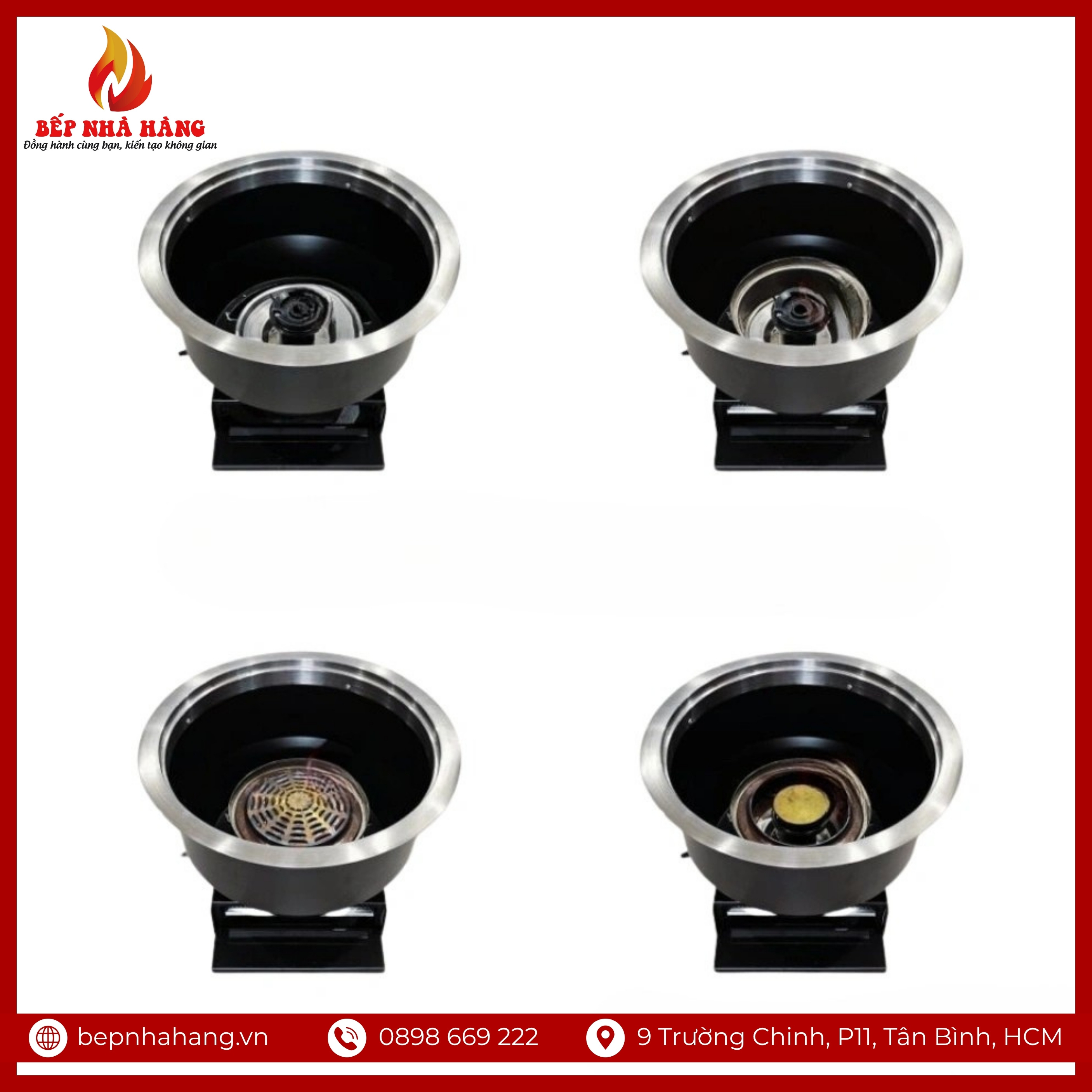 Ưu điểm vượt trội của bếp gas hút âm Hàn Quốc - Điều khiển rời