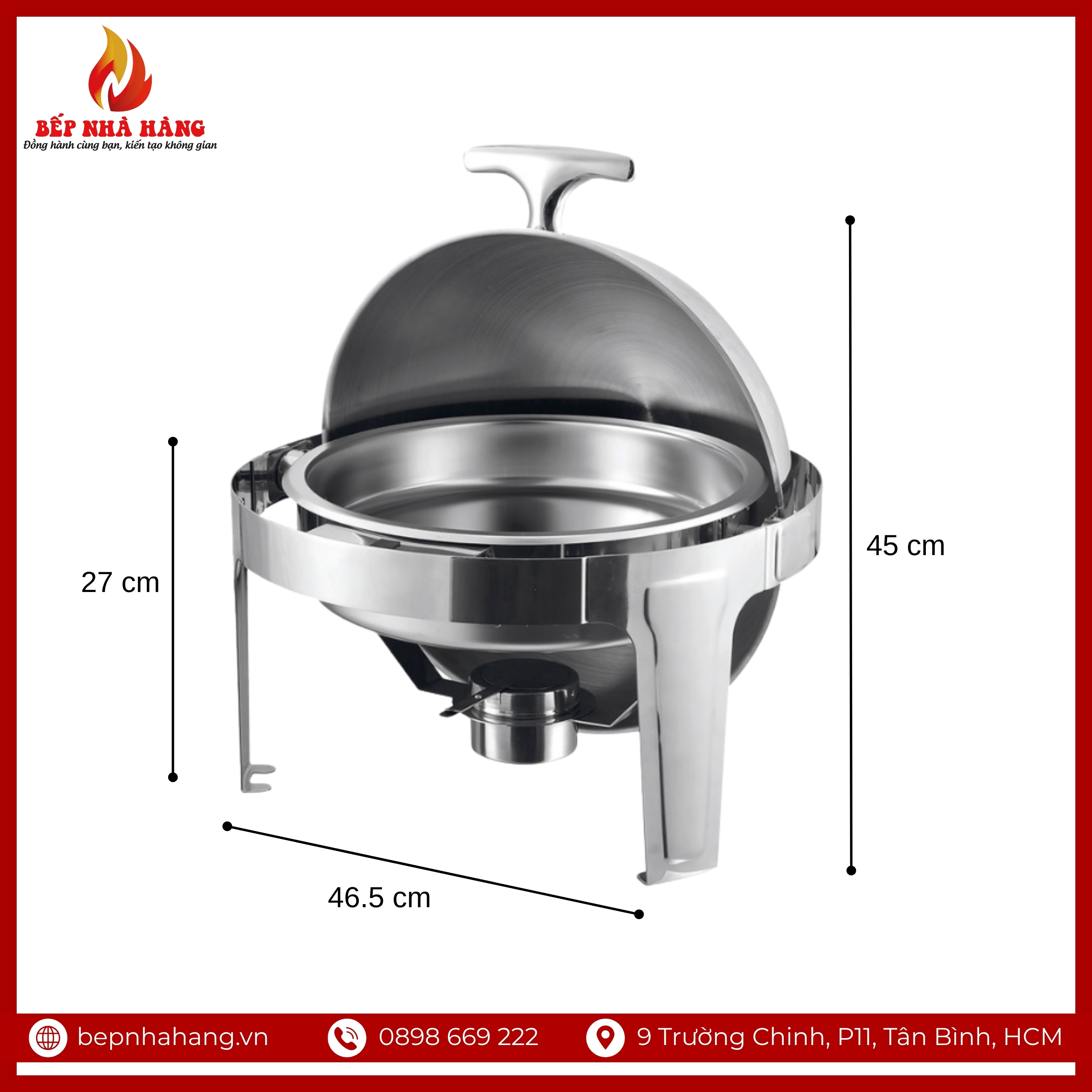 Thông Số Kỹ Thuật Nồi Hâm Nóng Buffet