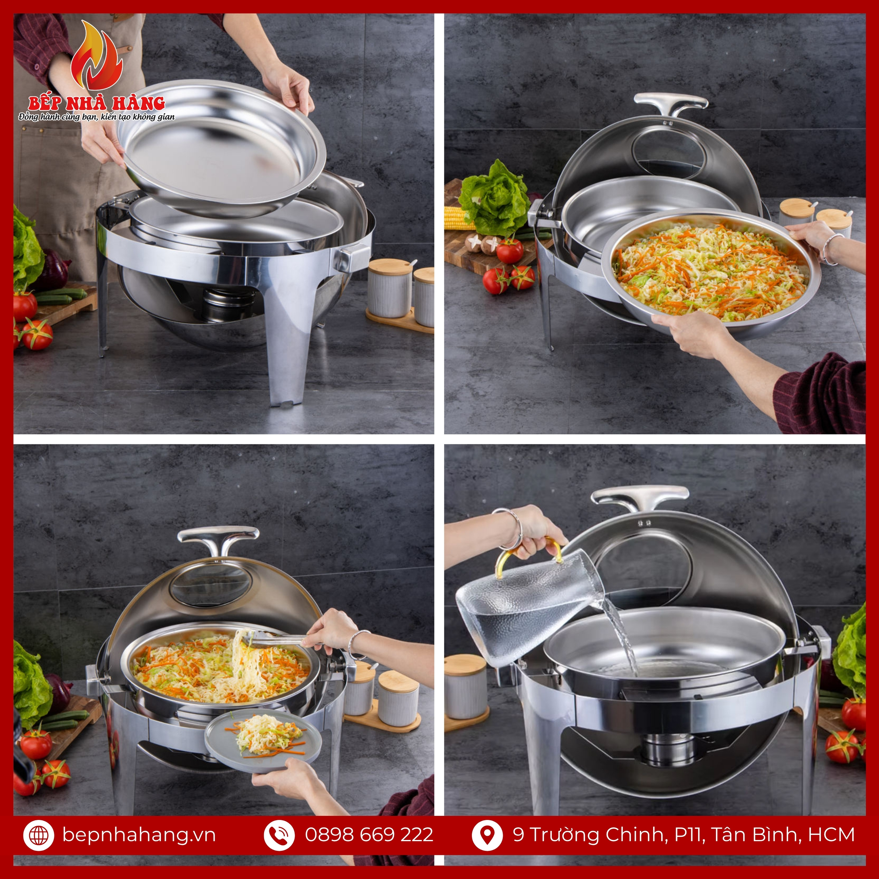 Ứng Dụng Của Nồi Hâm Buffet Tròn Trong Thực Tế
