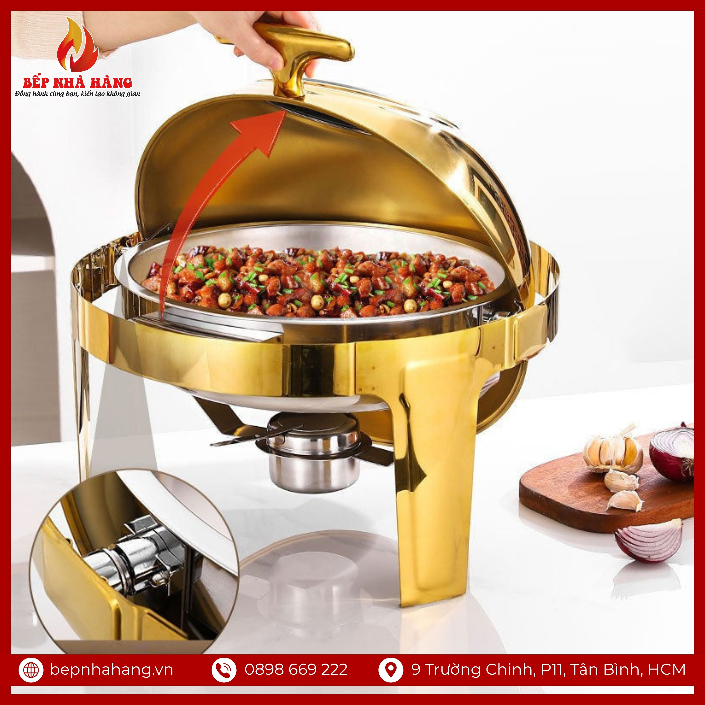 Ứng dụng thực tế trong bếp nhà hàng và tiệc buffet