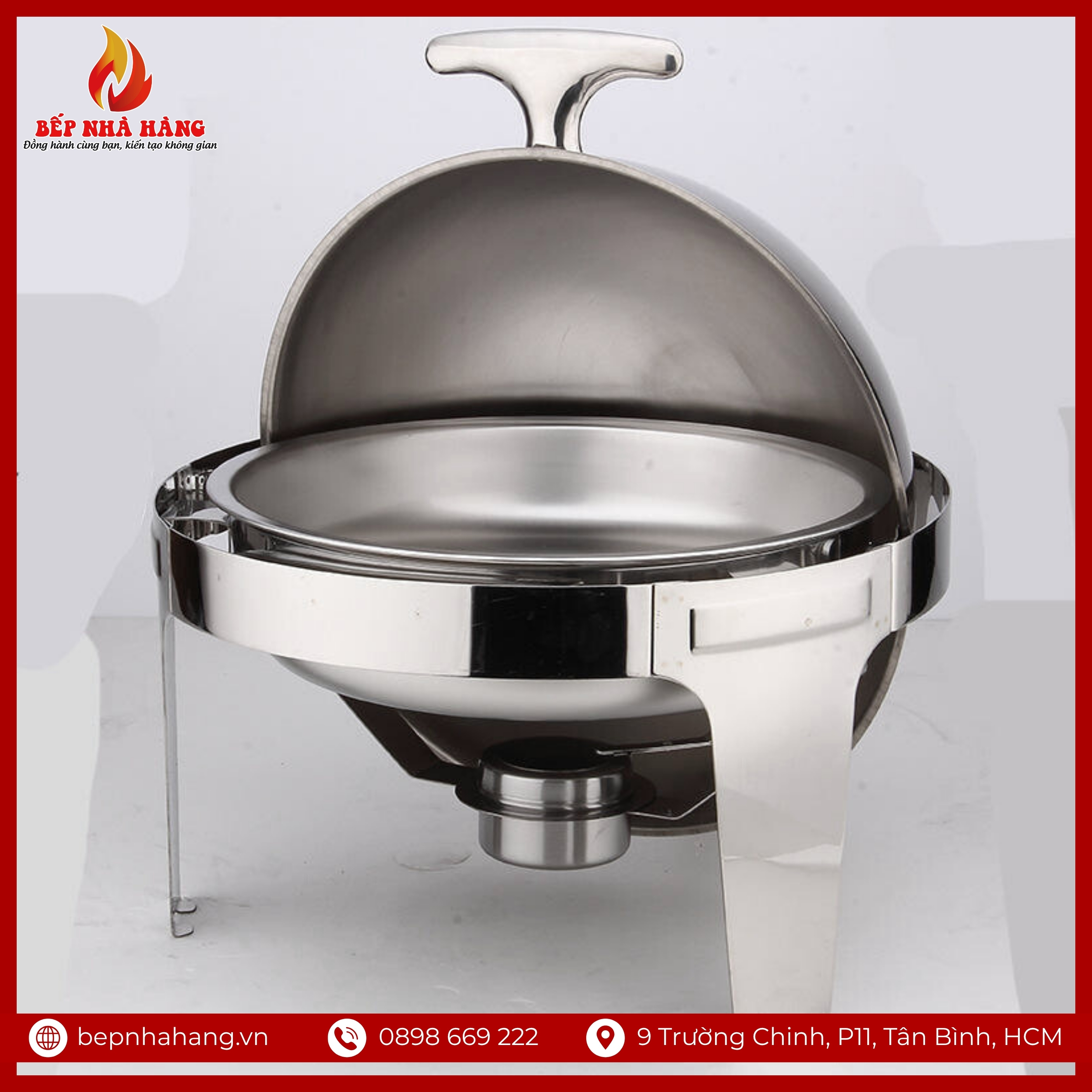 Ưu Điểm Nổi Bật Của Nồi Hâm Nóng Buffet Tròn Inox Có Chân