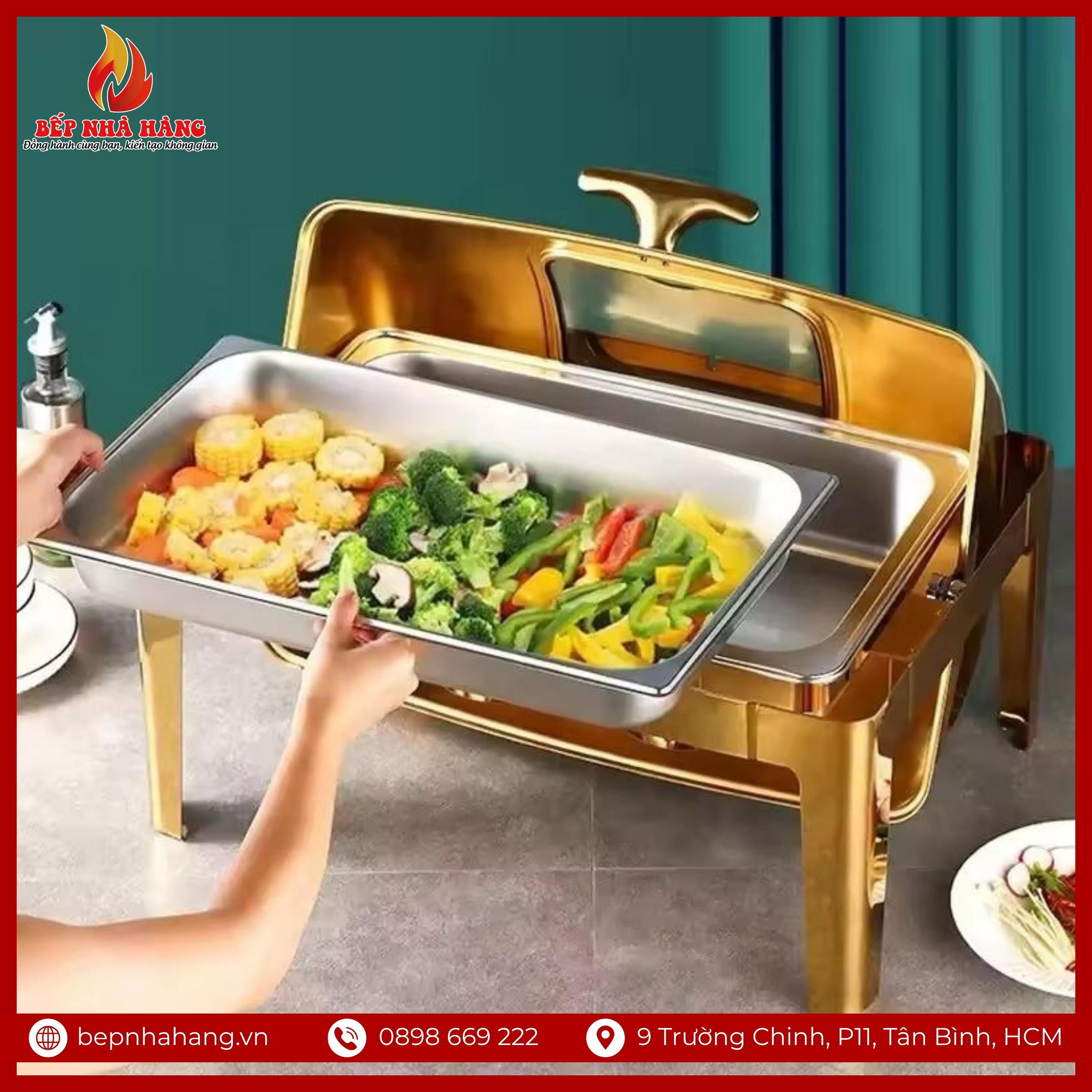 Ưu điểm nổi bật nồi hâm nóng buffet bán nguyệt