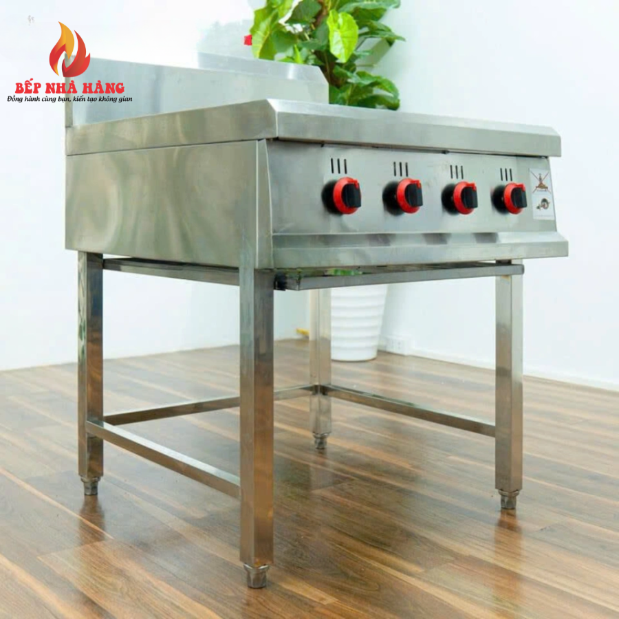 Bếp âu 4 họng inox 304