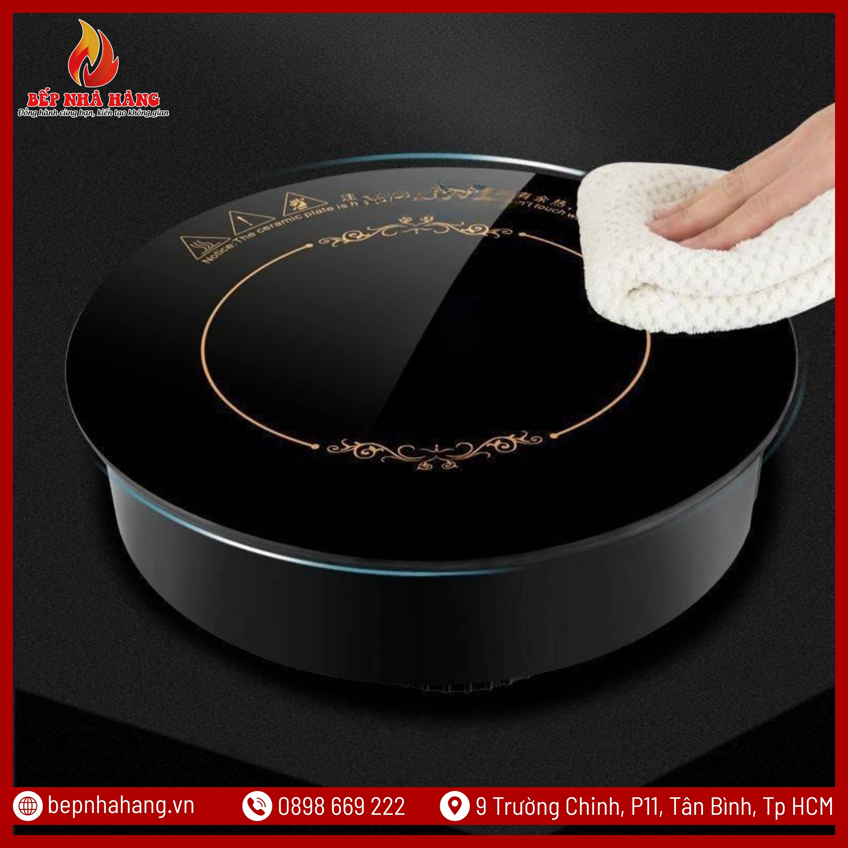 Đặc điểm nổi bật của bếp từ âm bàn tròn 2000W
