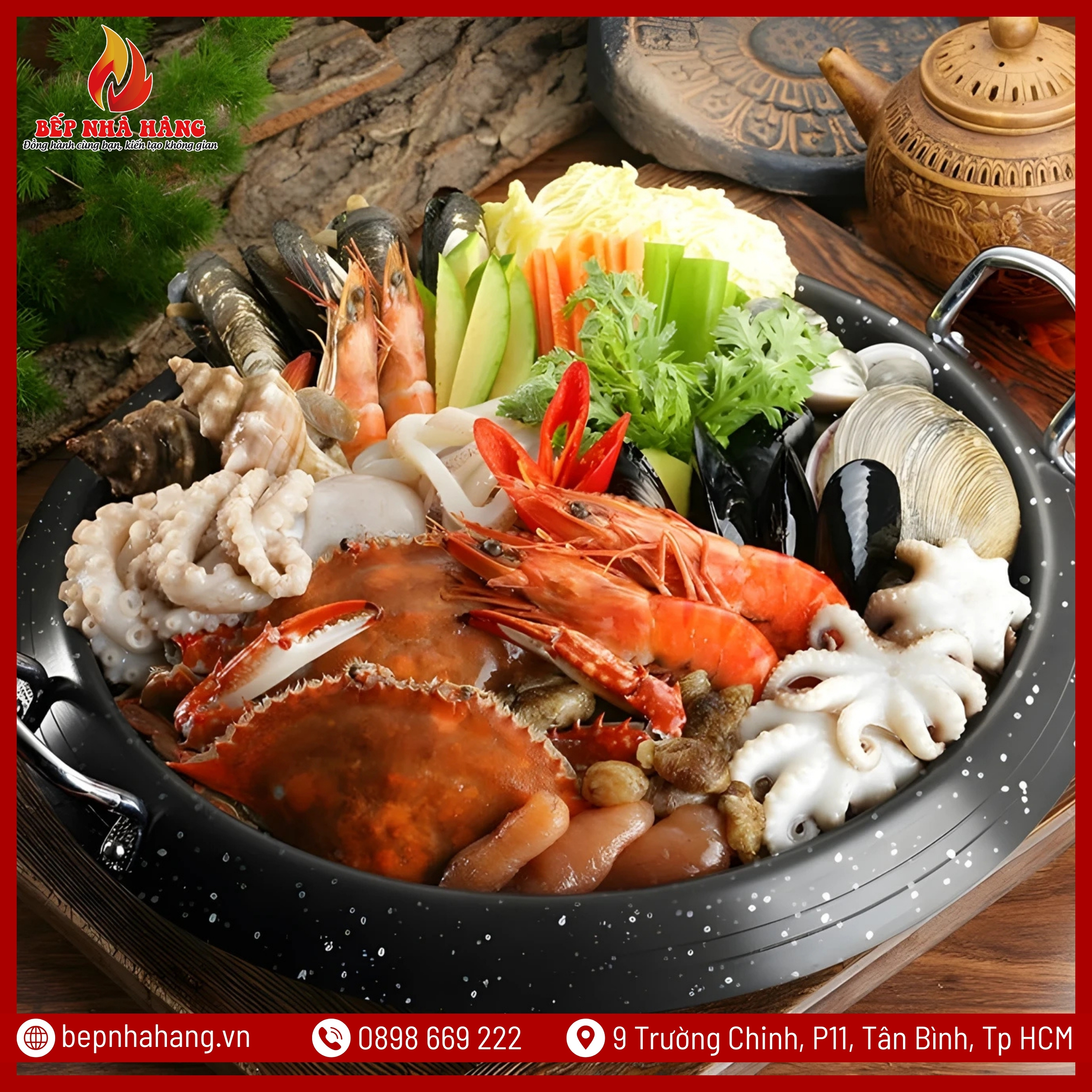 Nồi Lẩu Cạn Hàn Quốc Gang Cao Cấp