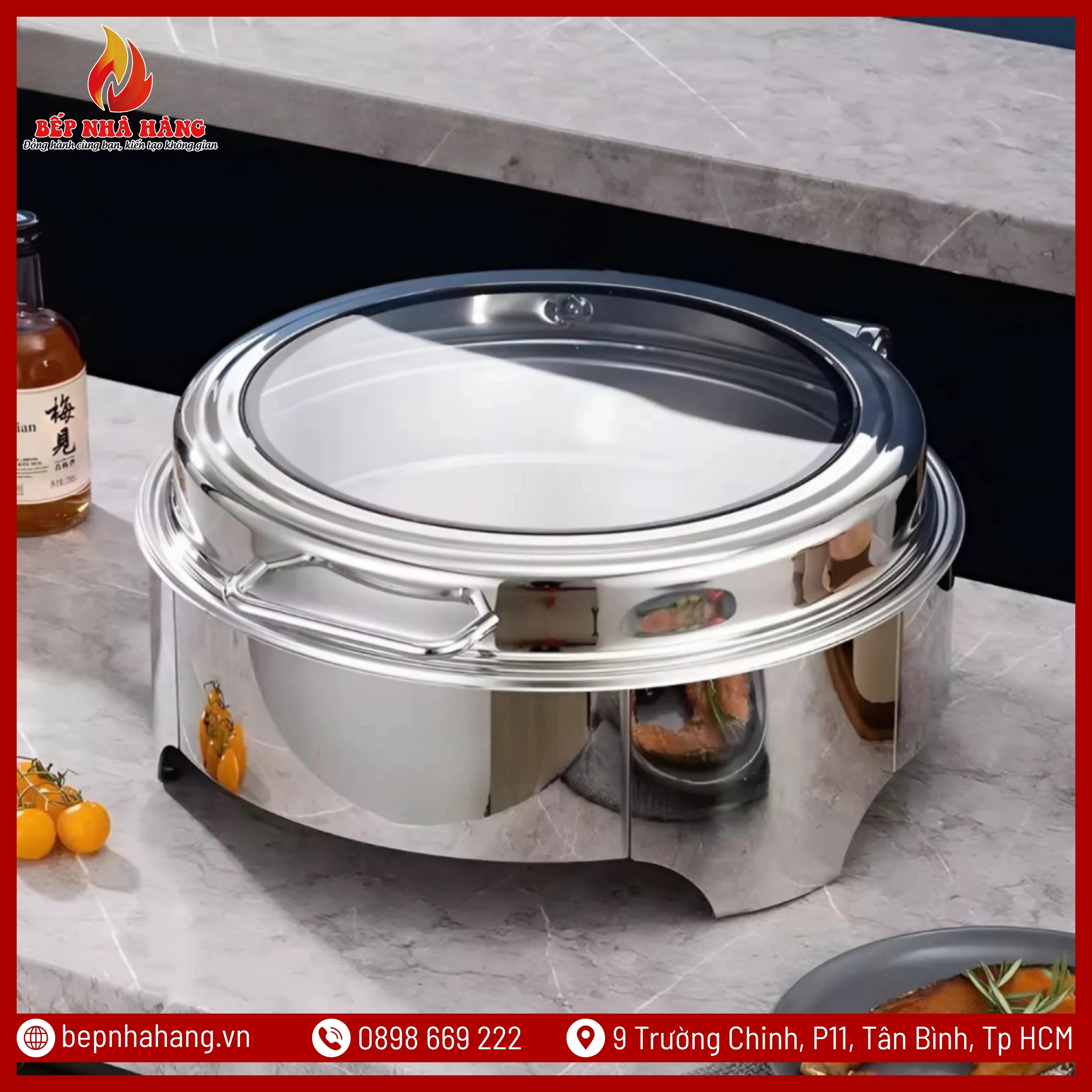 Ưu điểm nổi bật nồi hâm nóng buffet tròn