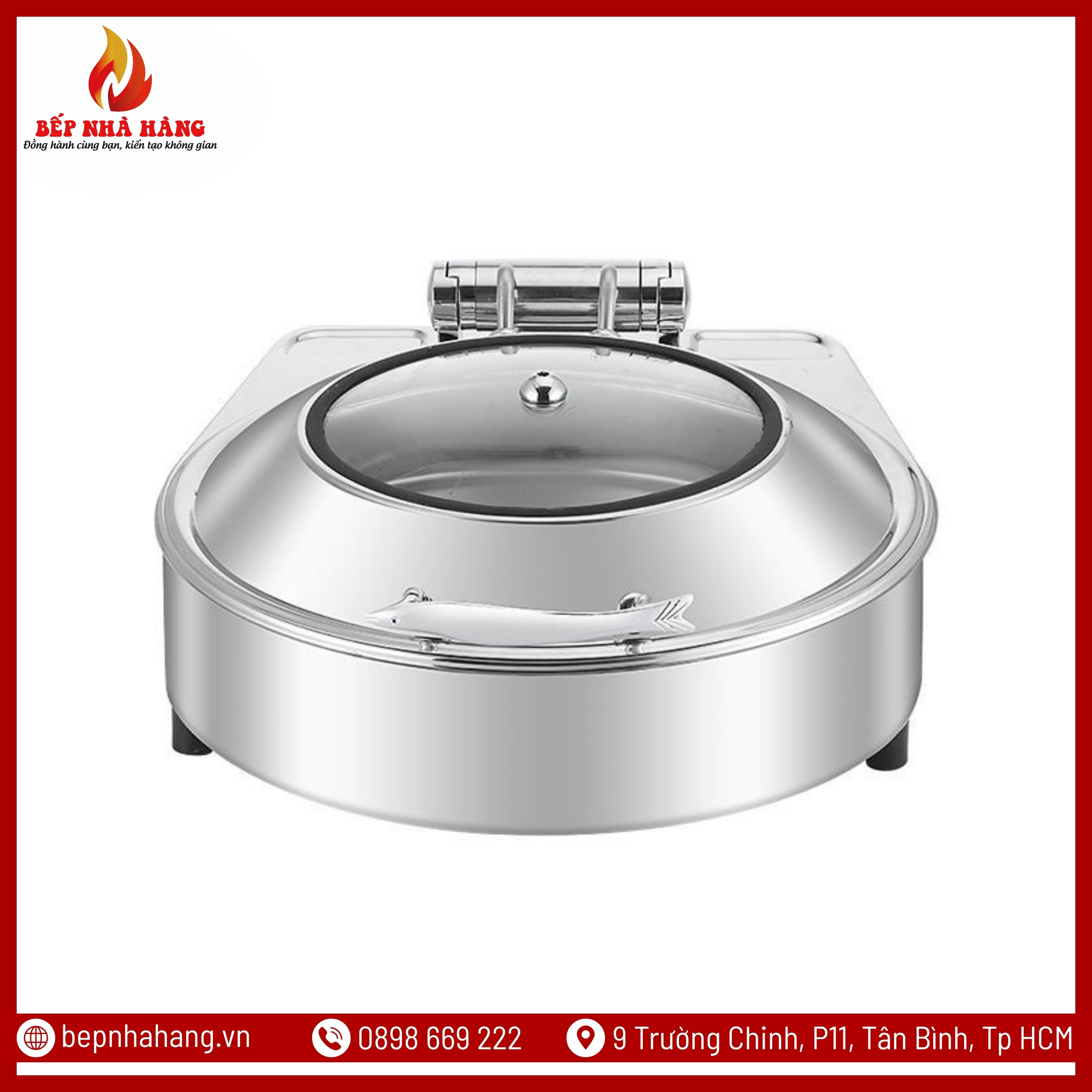 Nồi Hâm Nóng Buffet Hình Tròn
