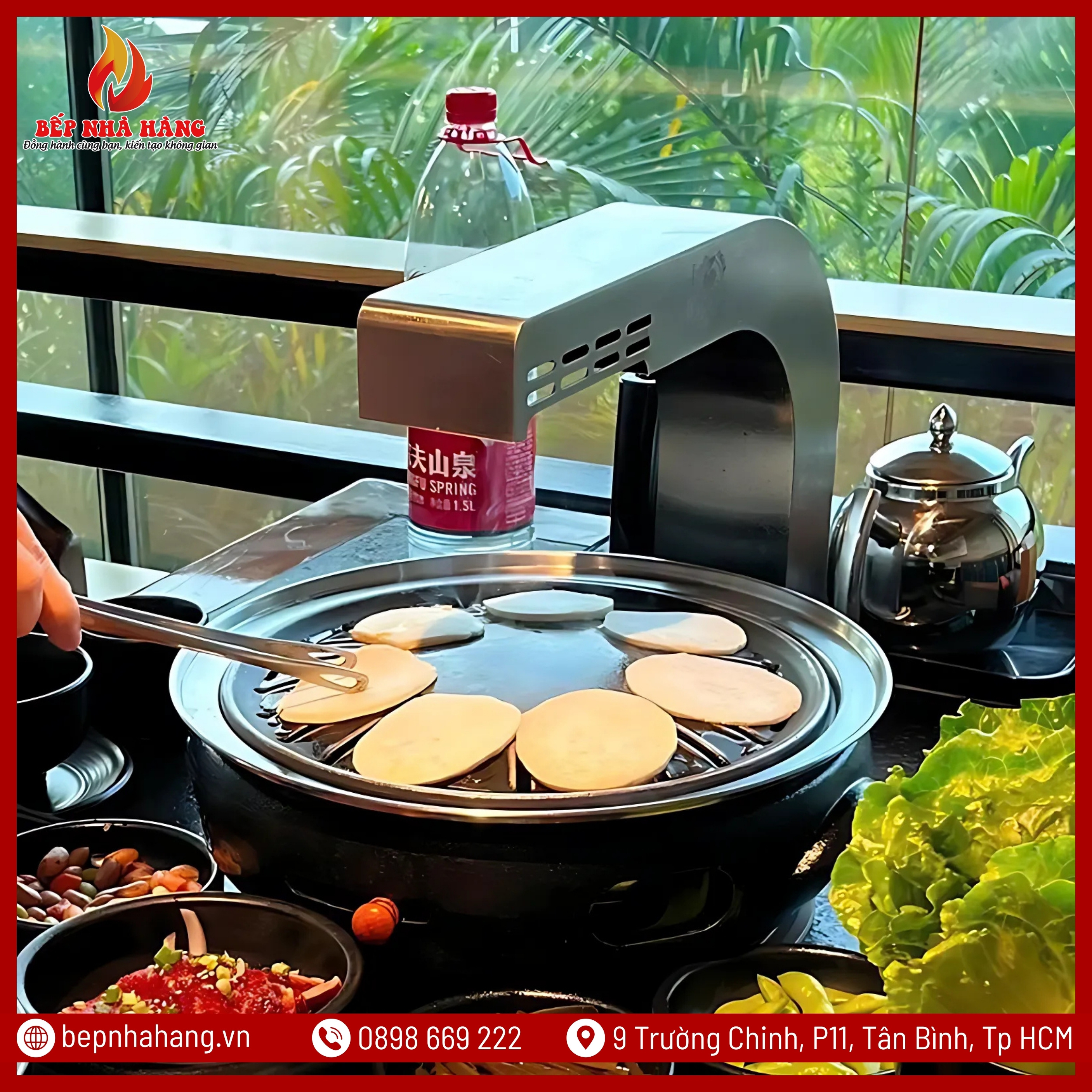 Ứng dụng thực tế ống hút khói cong BBQ