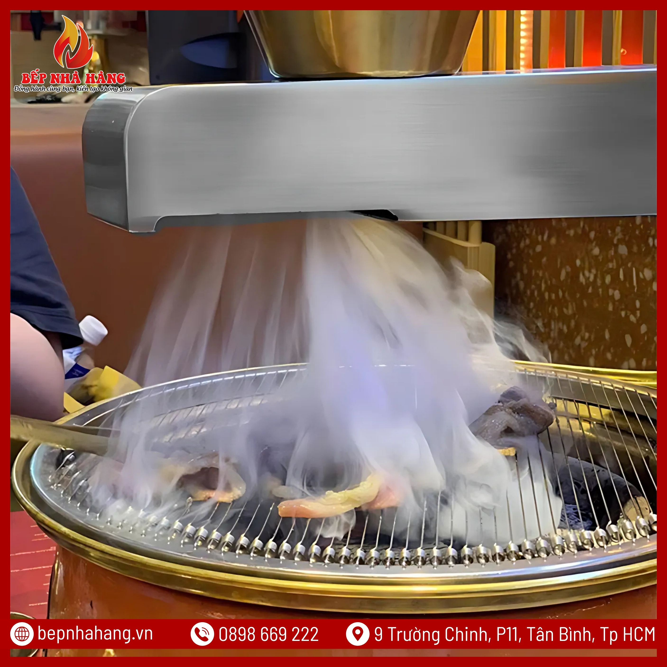 Ưu điểm nổi bật ống hút khói cong BBQ