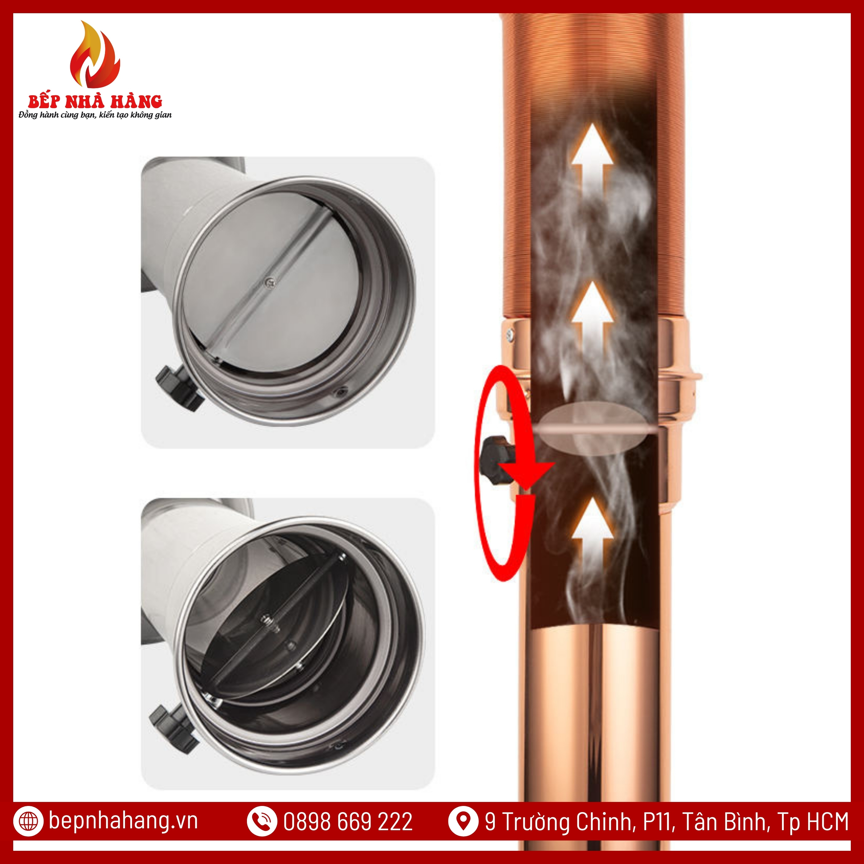 Cấu Tạo Của Ống Hút Khói Mềm Màu Đồng