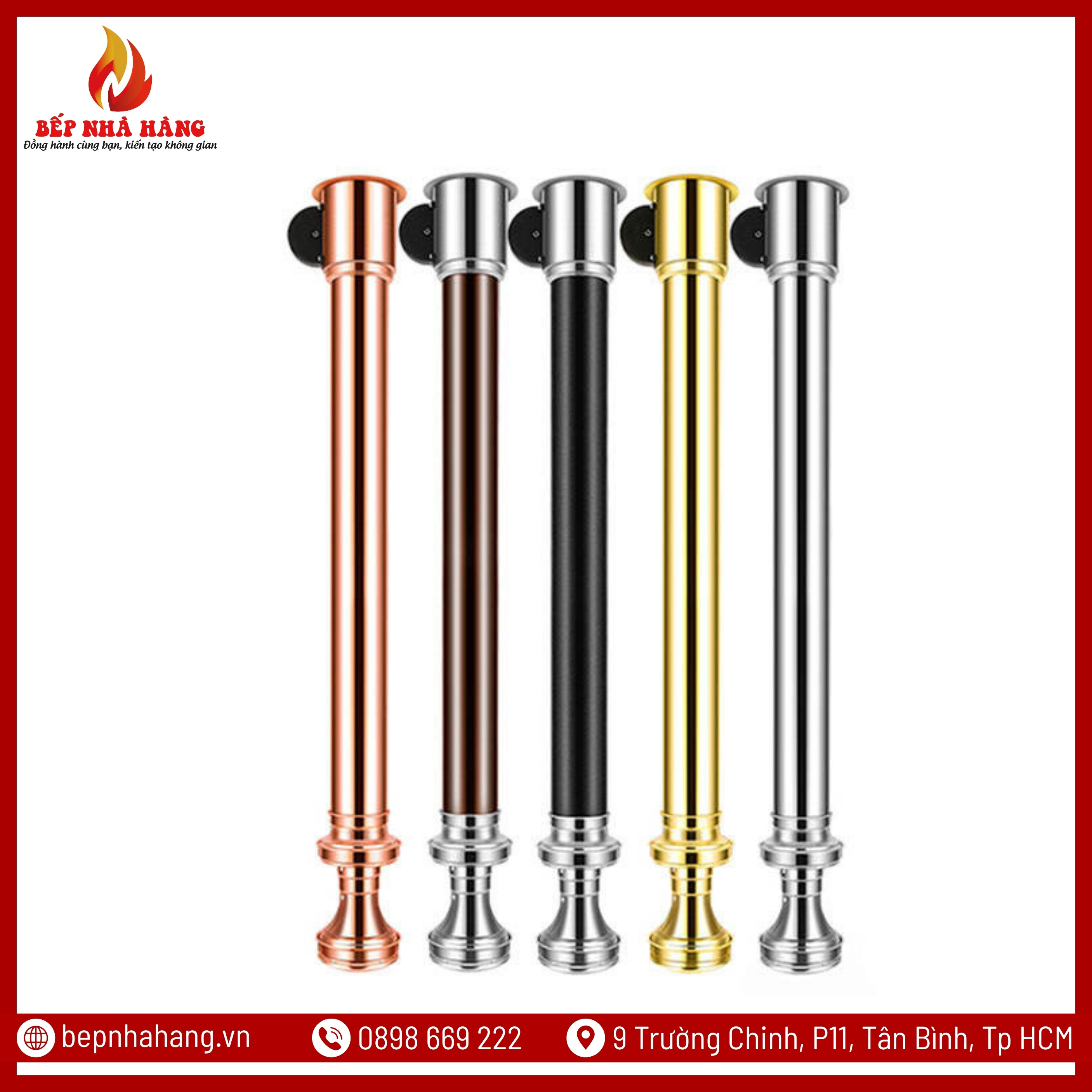 Lợi ích khi lắp đặt ống hút khói cứng màu đồng