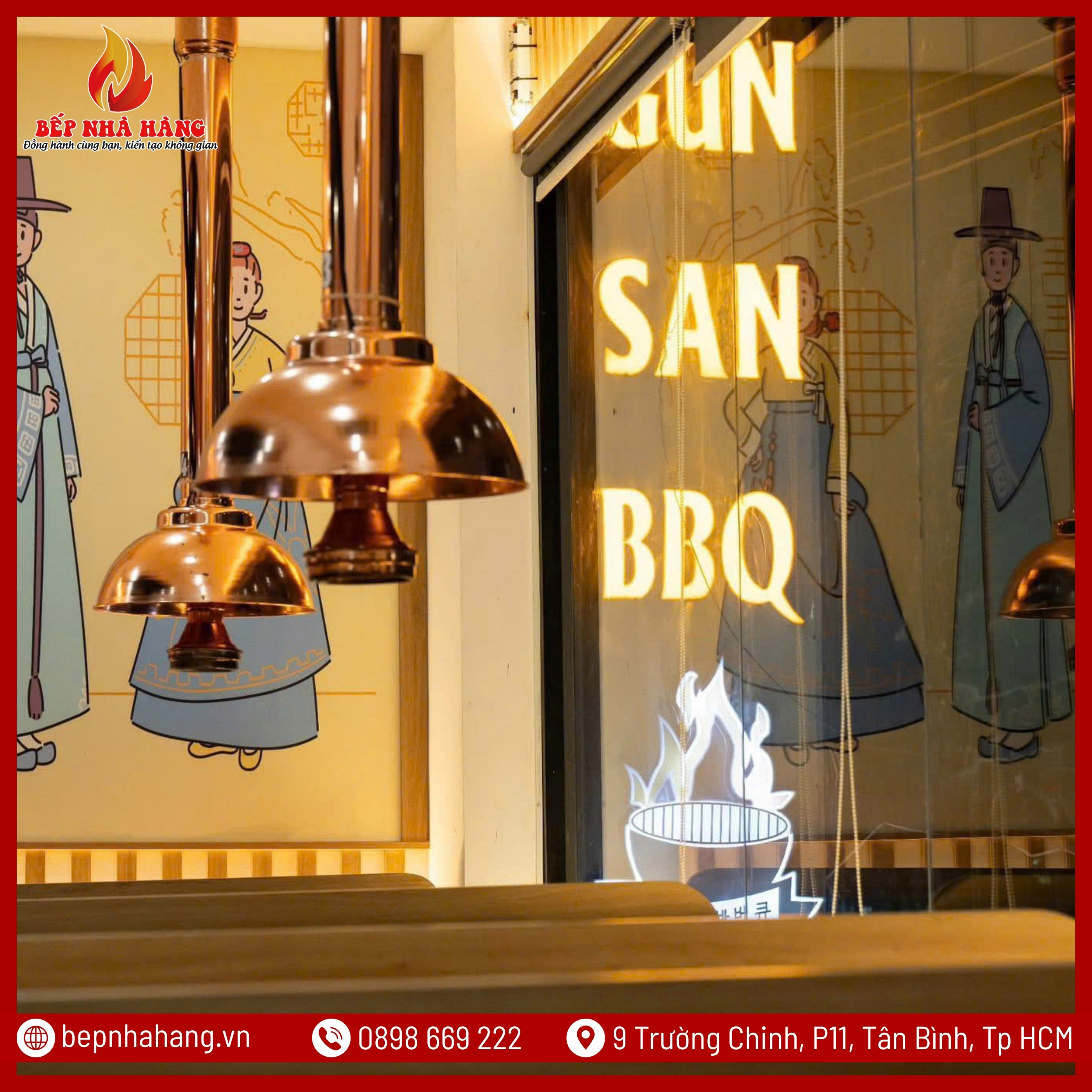 Ứng dụng thực tế trong không gian nhà hàng