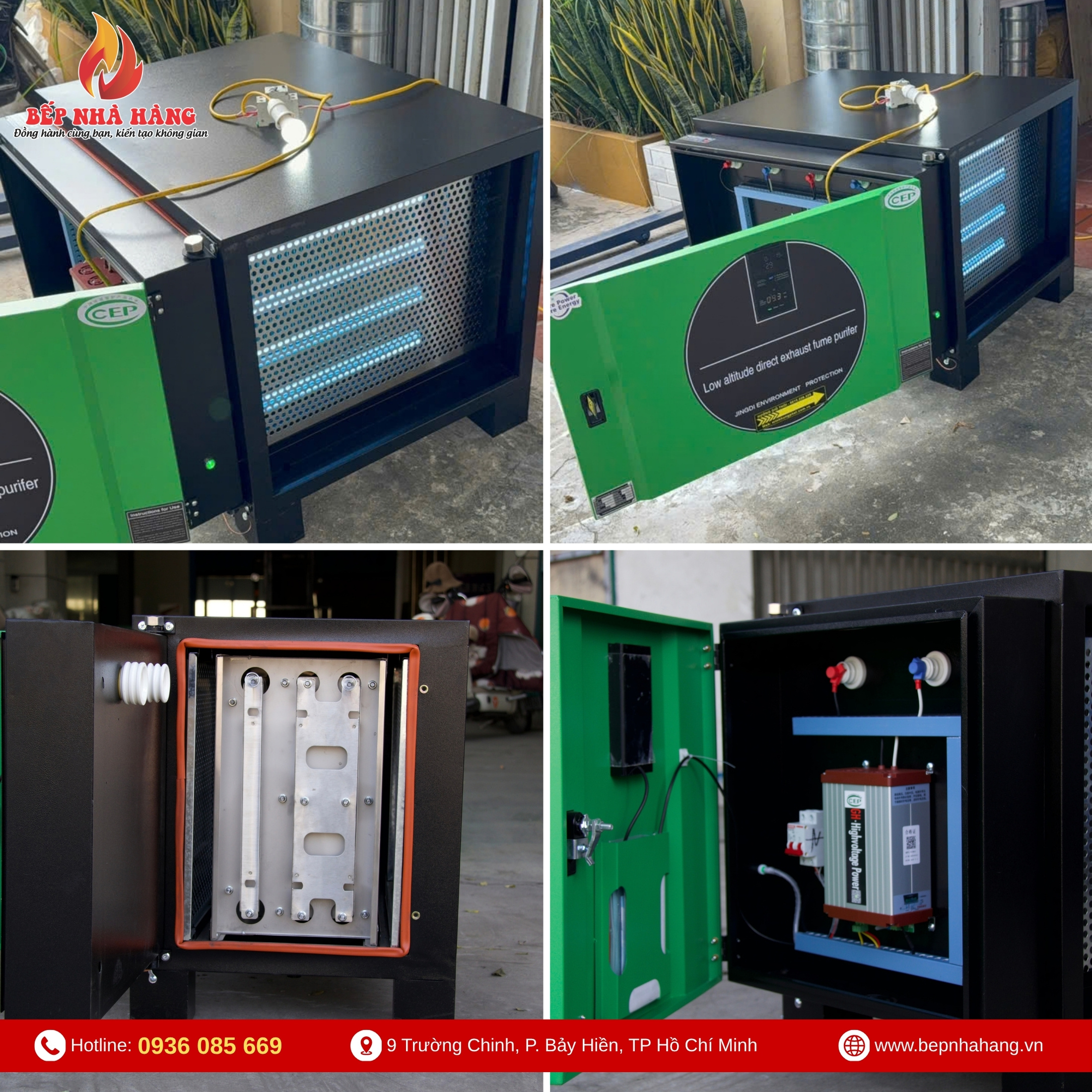 Cấu Tạo Chi Tiết Của Máy Lọc Khói Tĩnh Điện JD-EP-12