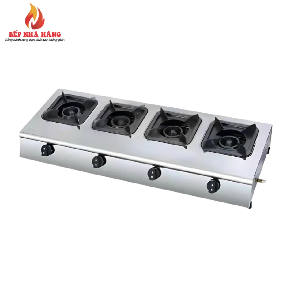 Bếp Gas 4 Họng Ngang 