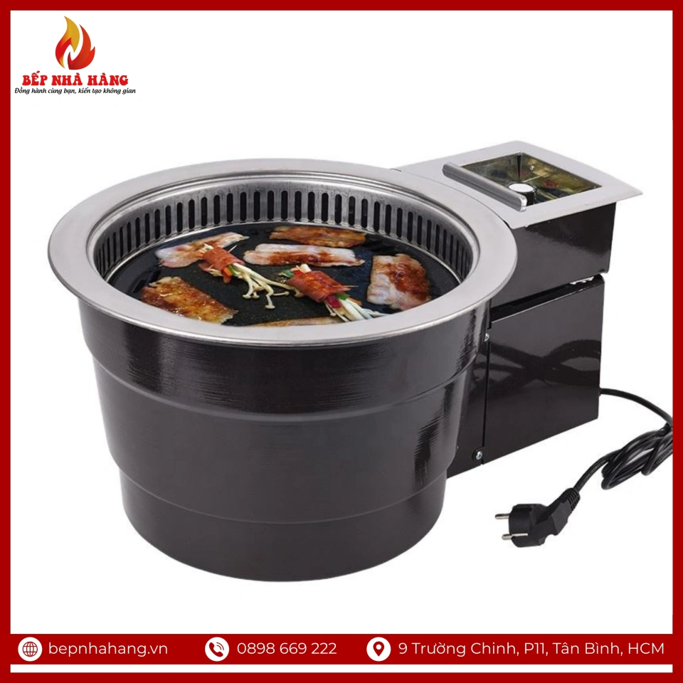 Bếp Nướng Than Tự Tiêu Khói 89%