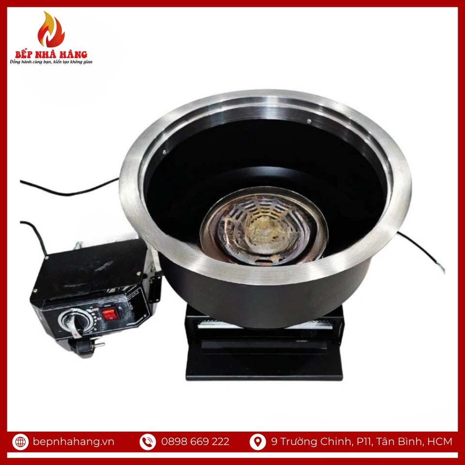 Bếp Gas Hút Âm Hàn Quốc - Điều Khiển Rời