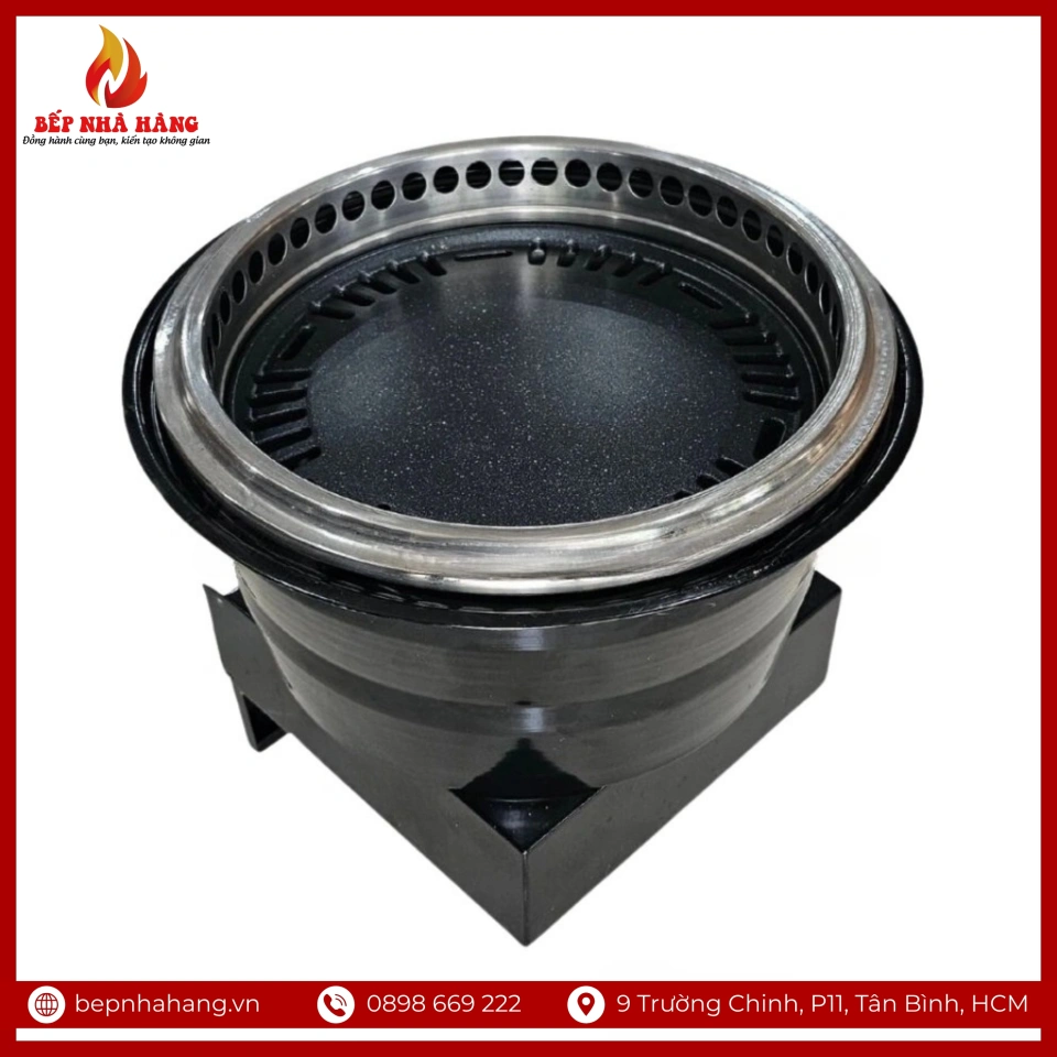 Bếp Nướng Gas Kết Hợp Nướng Than Hàn Quốc