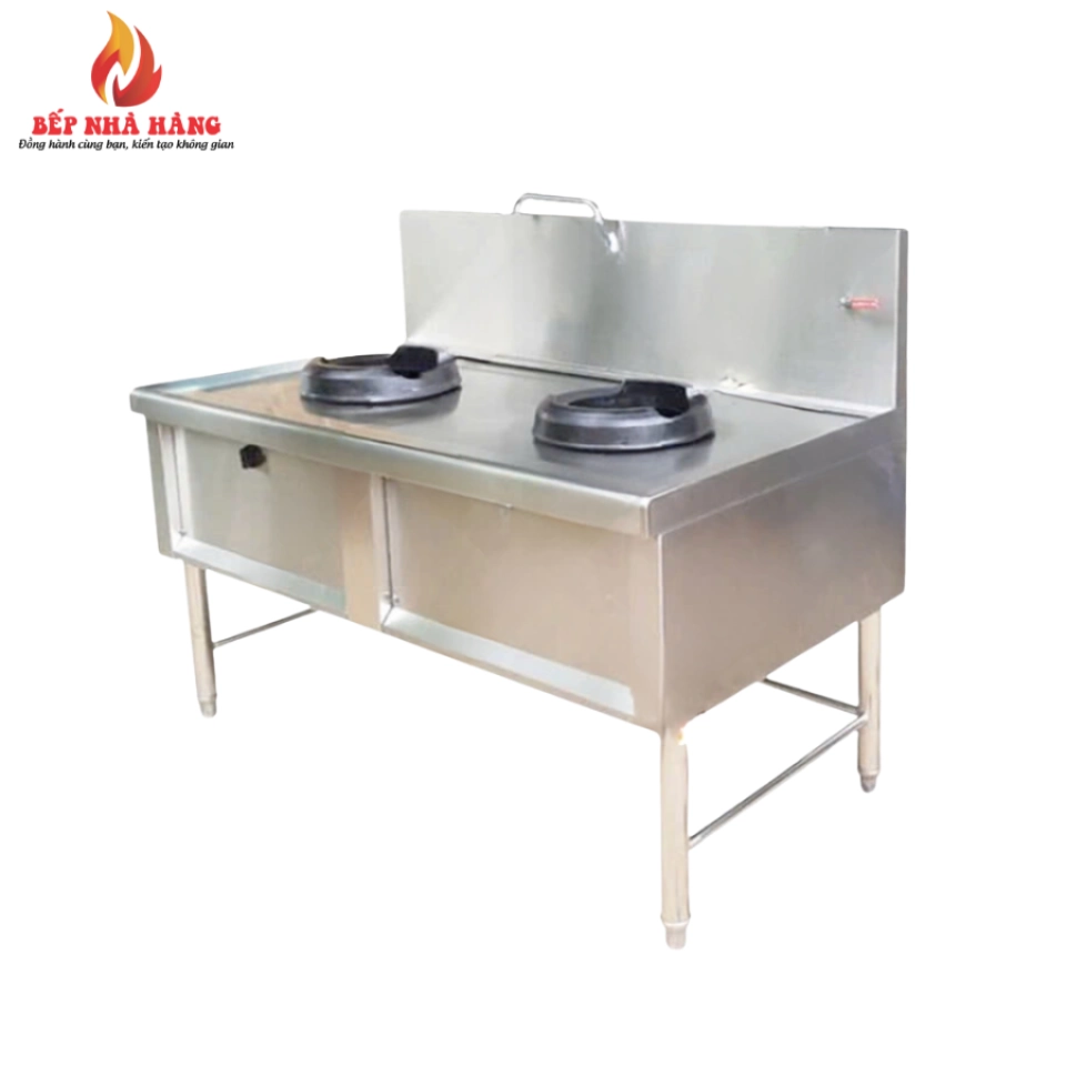 Bếp Á 2 Họng Bầu Gang