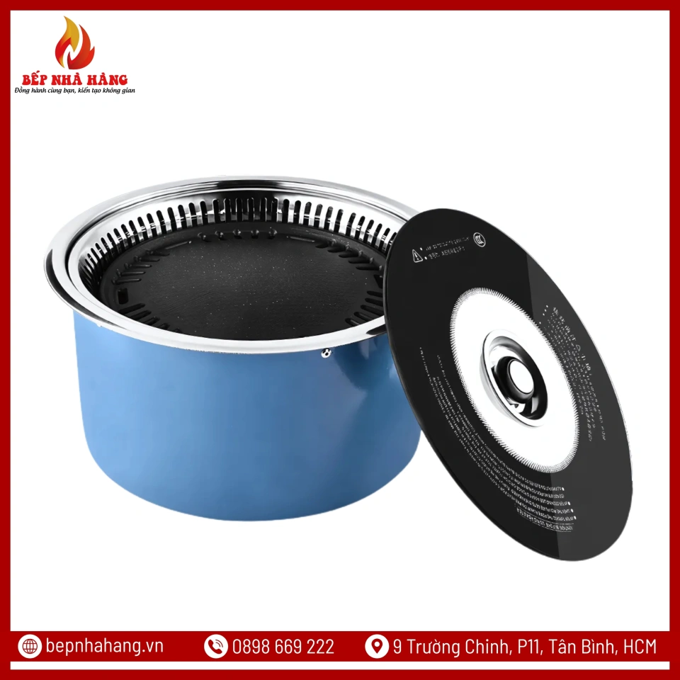 Bếp Nướng Lẩu Hồng Ngoại Tròn RH-2000
