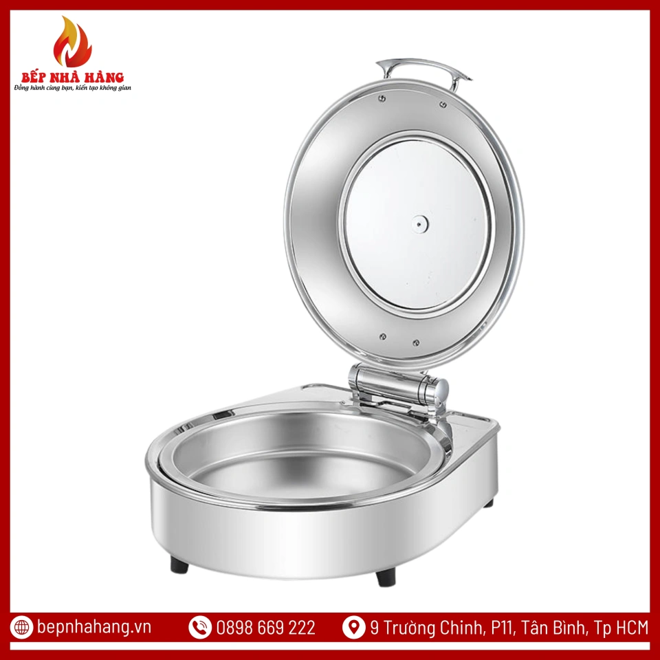 Nồi Hâm Nóng Buffet Hình Tròn 