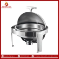 Nồi Hâm Nóng Buffet Tròn Inox Có Chân