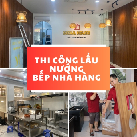 Thi Công Lẩu Nướng - Bếp Nhà Hàng