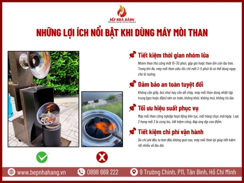Những Lợi Ích Nổi Bật Khi Sử Dụng Máy Mồi Than 