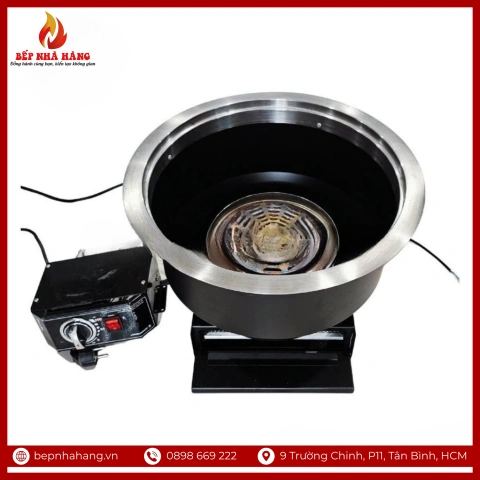 Bếp Gas Hút Âm Hàn Quốc - Điều Khiển Rời