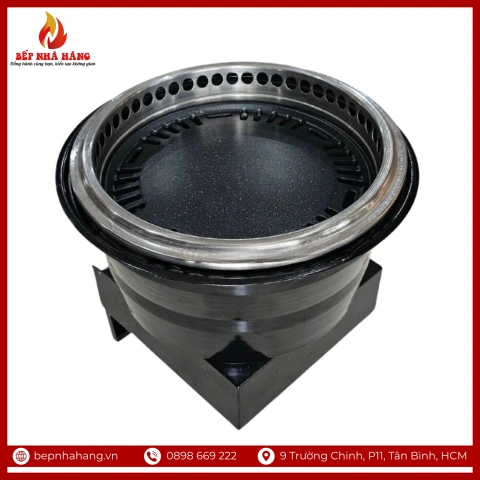 Bếp Nướng Gas Kết Hợp Nướng Than Hàn Quốc