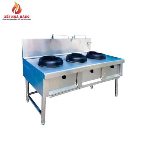 Bếp Á 3 Họng Bầu Gang
