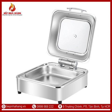 Nồi Hâm Nóng Buffet Hình Vuông - 0506V