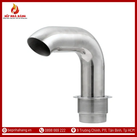 Ống Hút Khói Âm Bàn Nổi Màu Inox